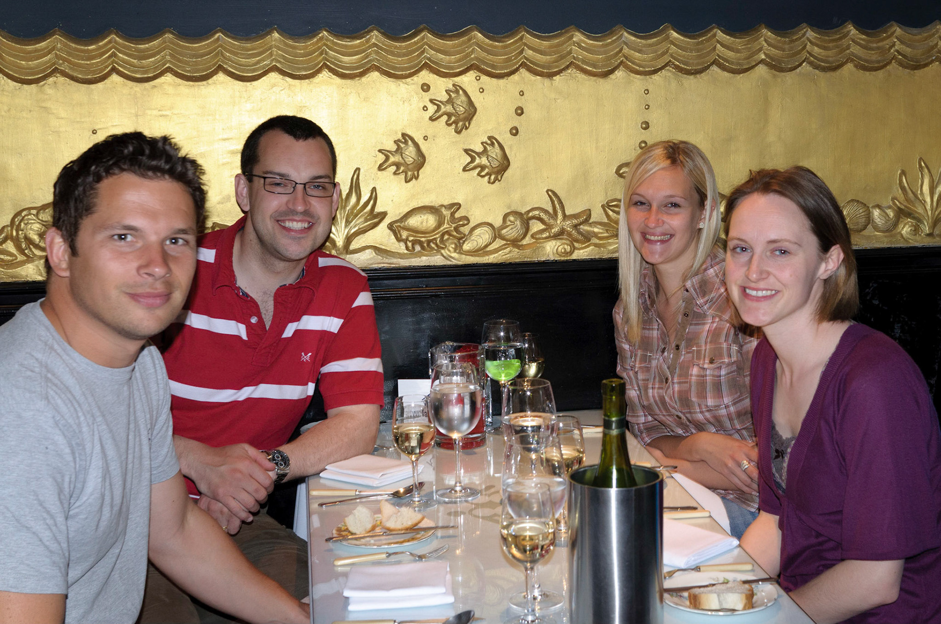 Lunch at Two Fat Ladies, Glasgow