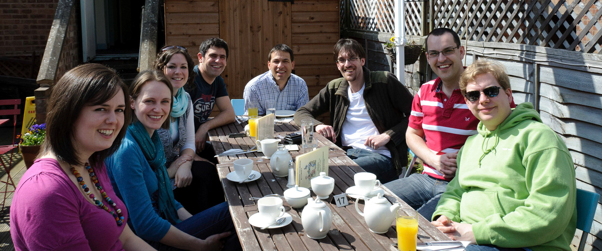 Brunch with the groom.