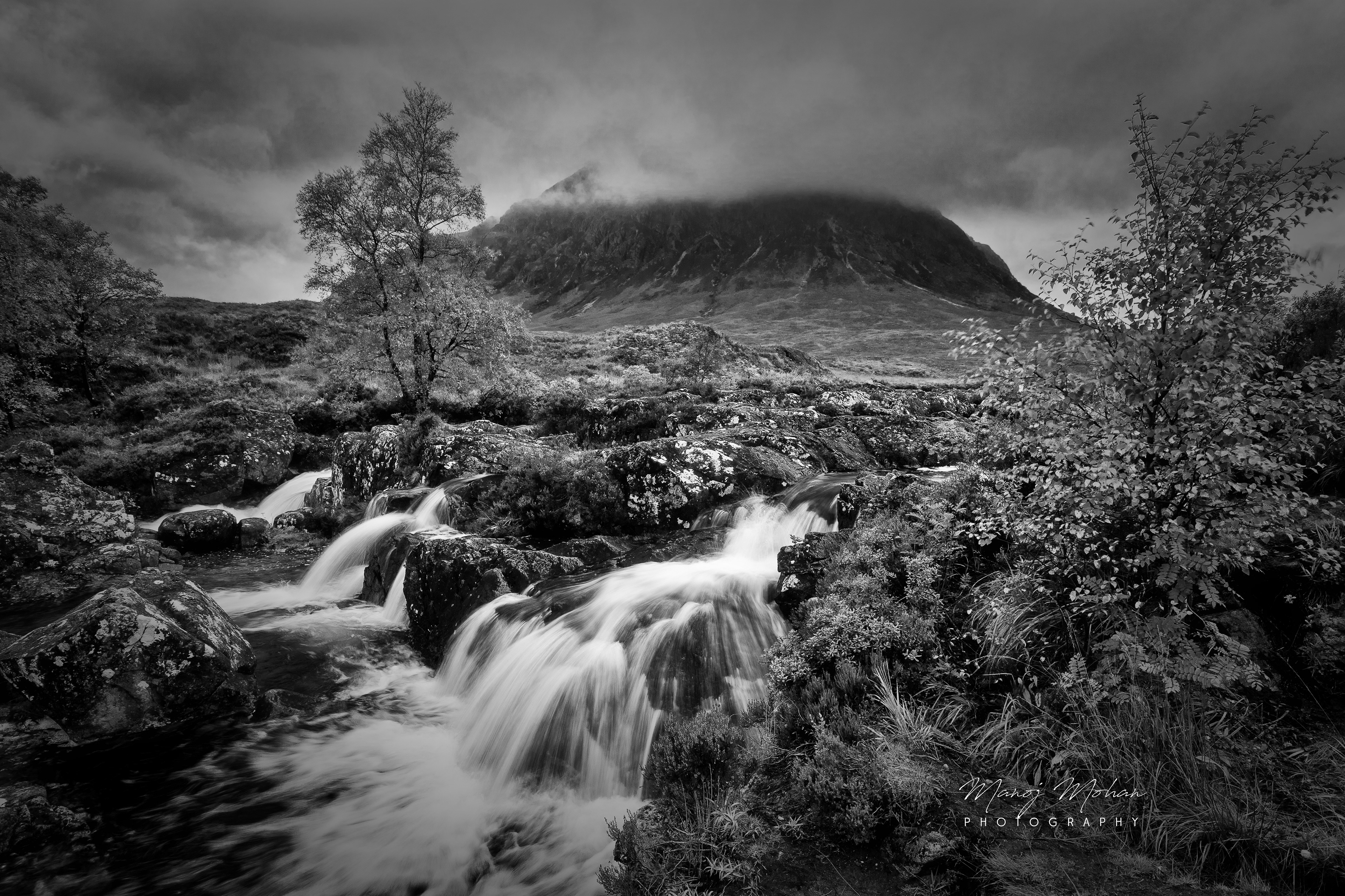The river coe and Buachaille Etive Mor