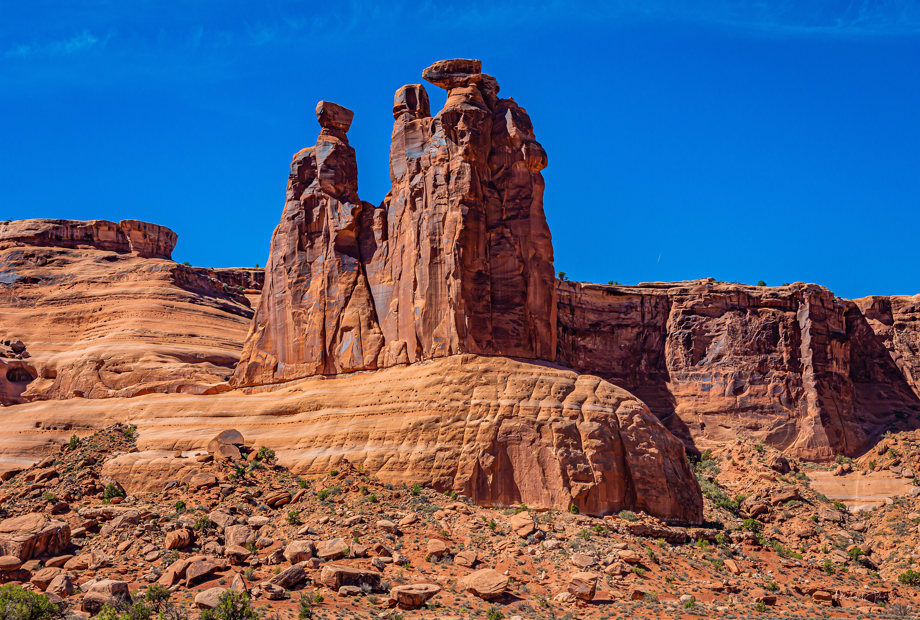 Arches National Park -  Three Gossips