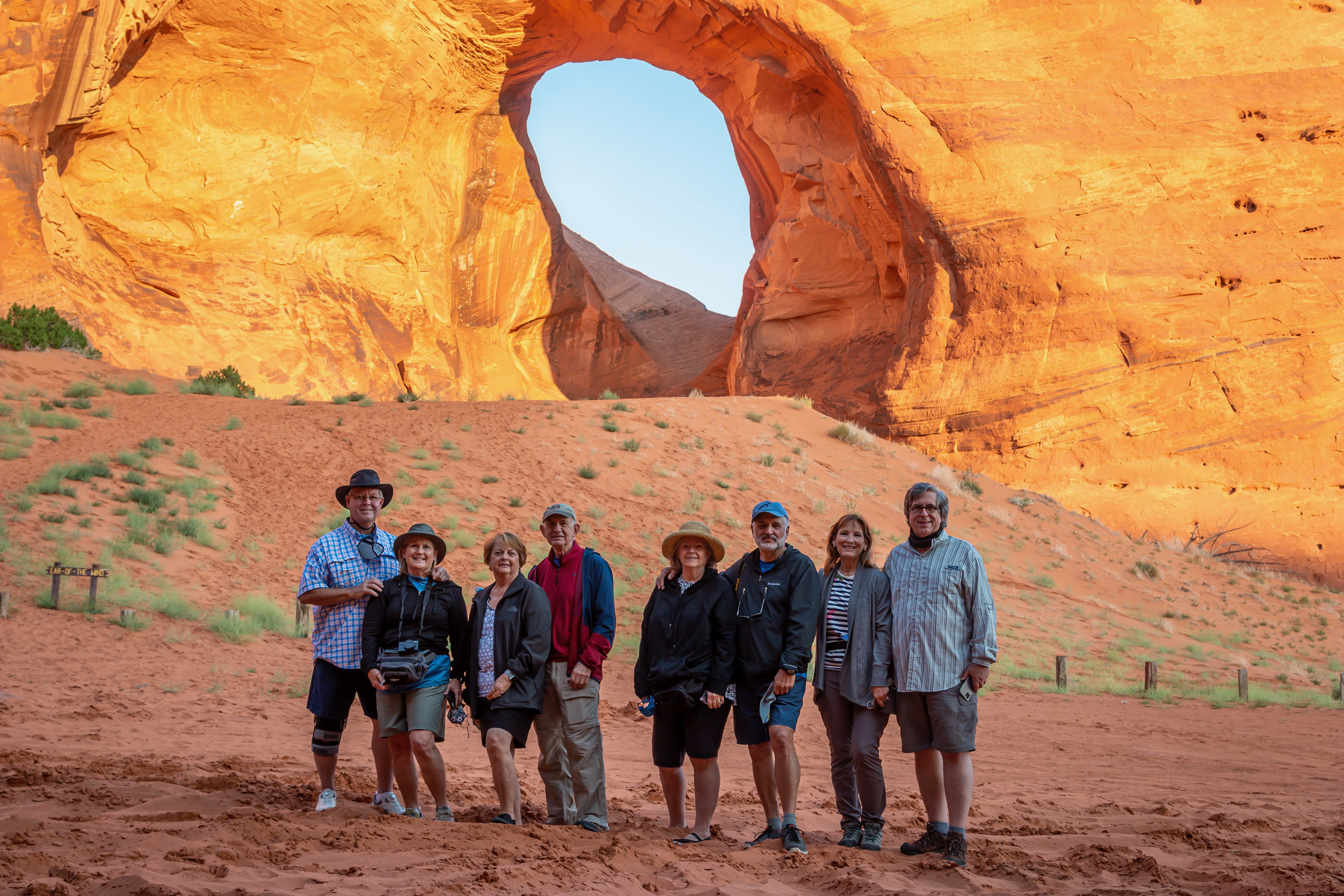 The Rowdy Ramblers at Monument Valley -Ear of the Wind