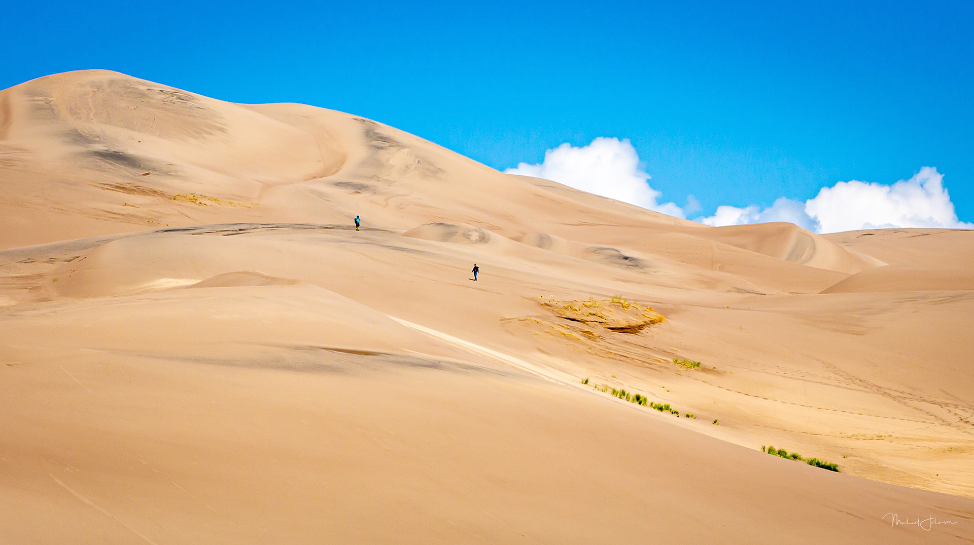 Lauren Climbing the Dunes