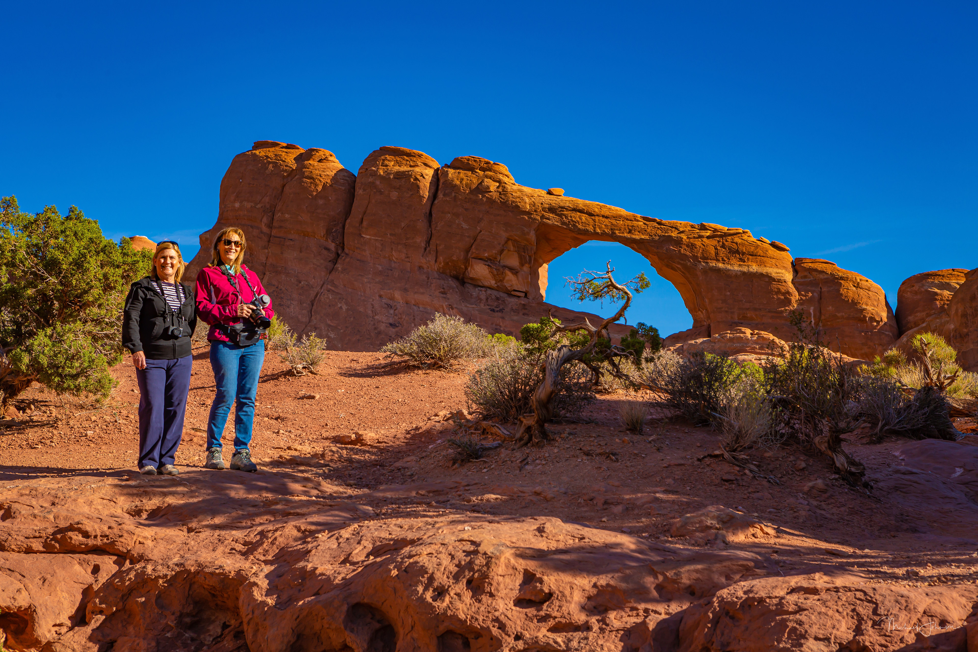 Arches National Park - Sand Dune Arch - Mary Kaye Bell & Lauren Johnson