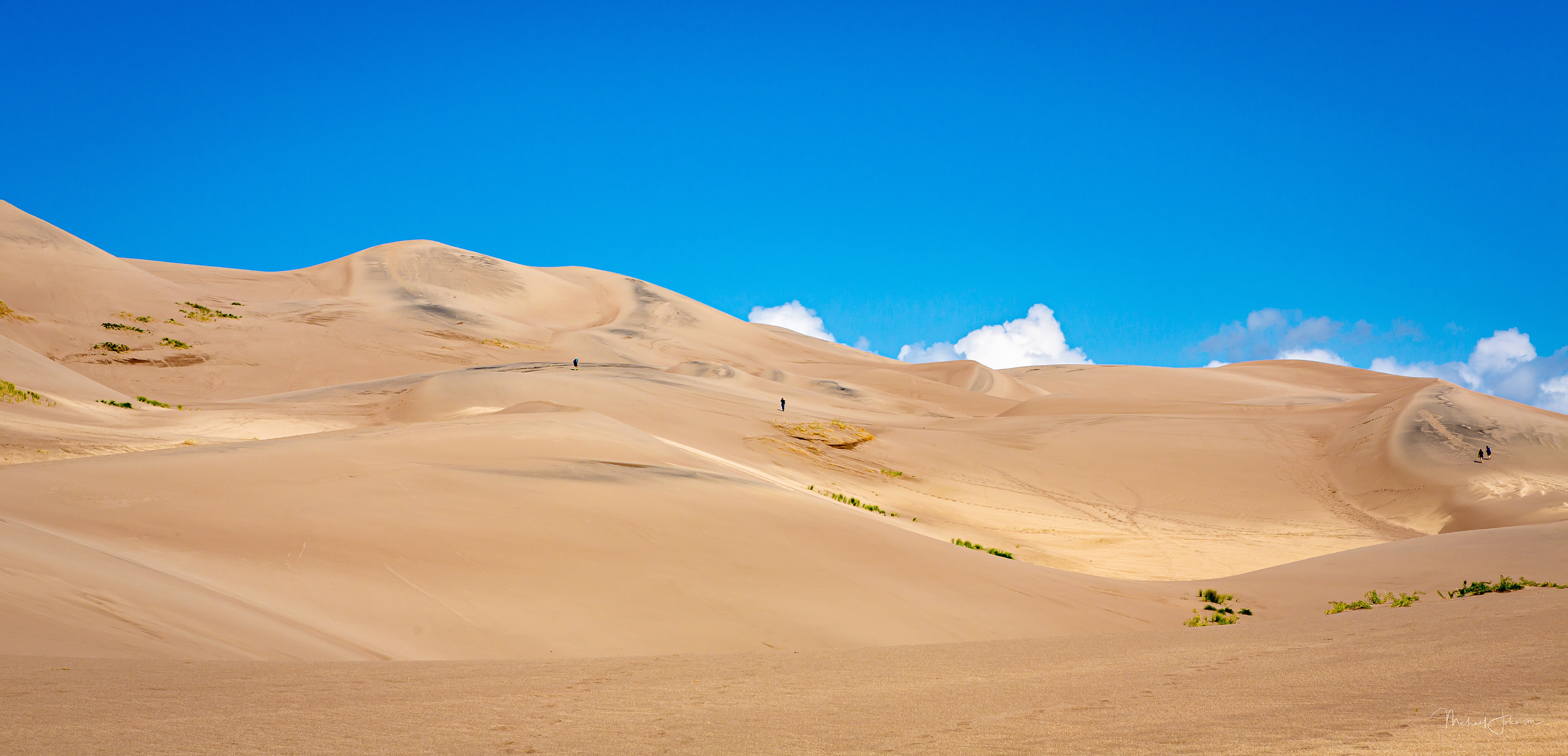 Lauren Climbing the Dunes