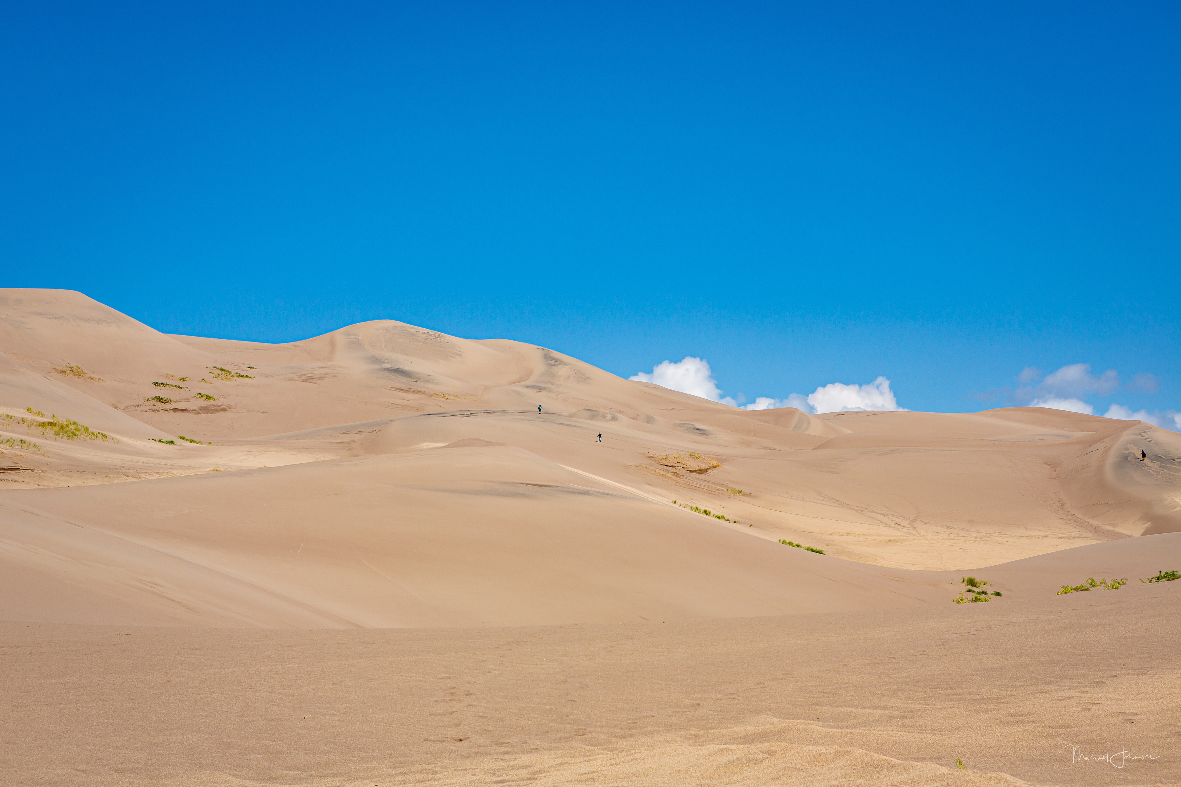 Lauren Climbing the Dunes