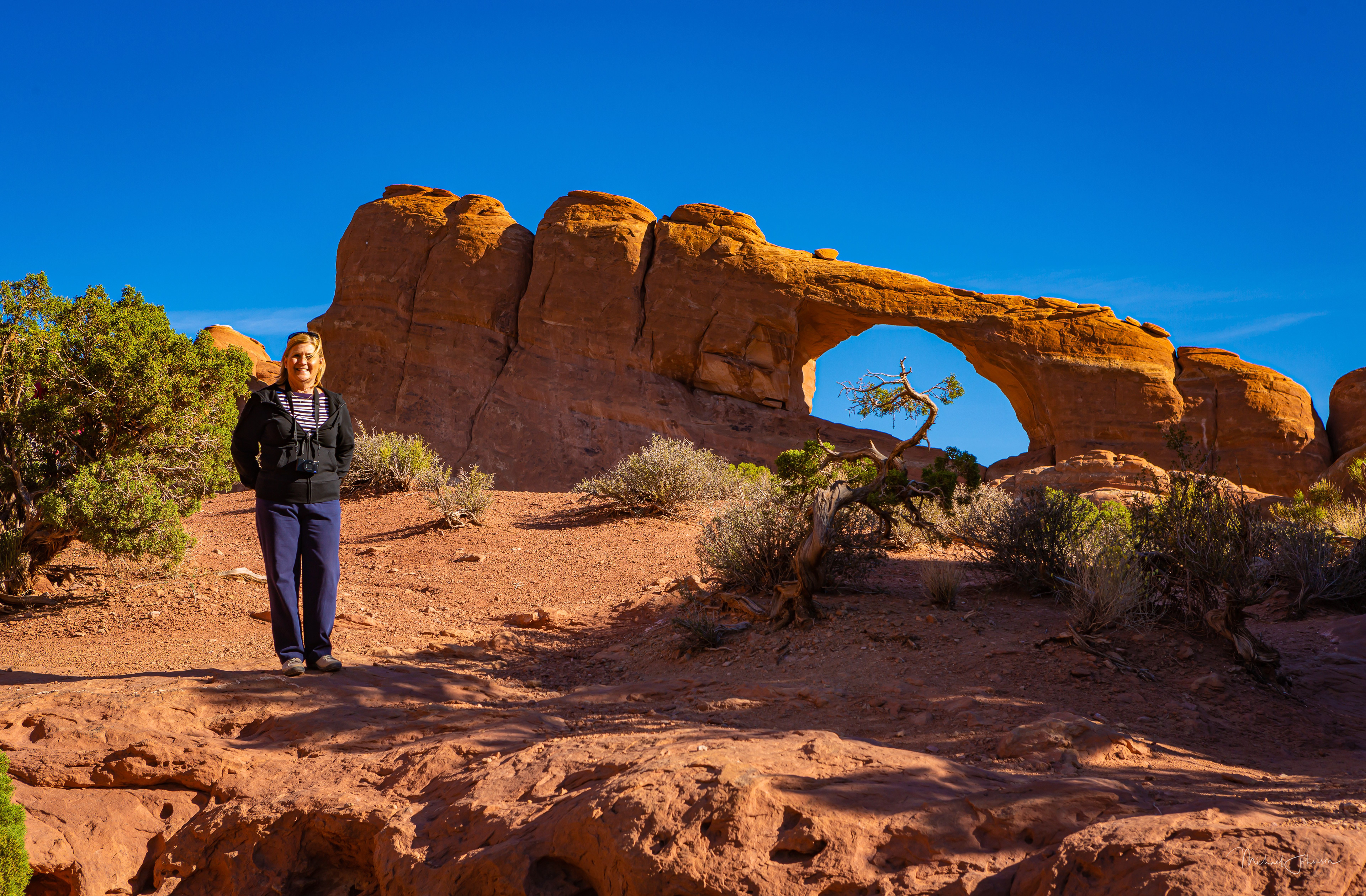 Arches National Park - Sand Dune Arch - Mary Kaye Bell