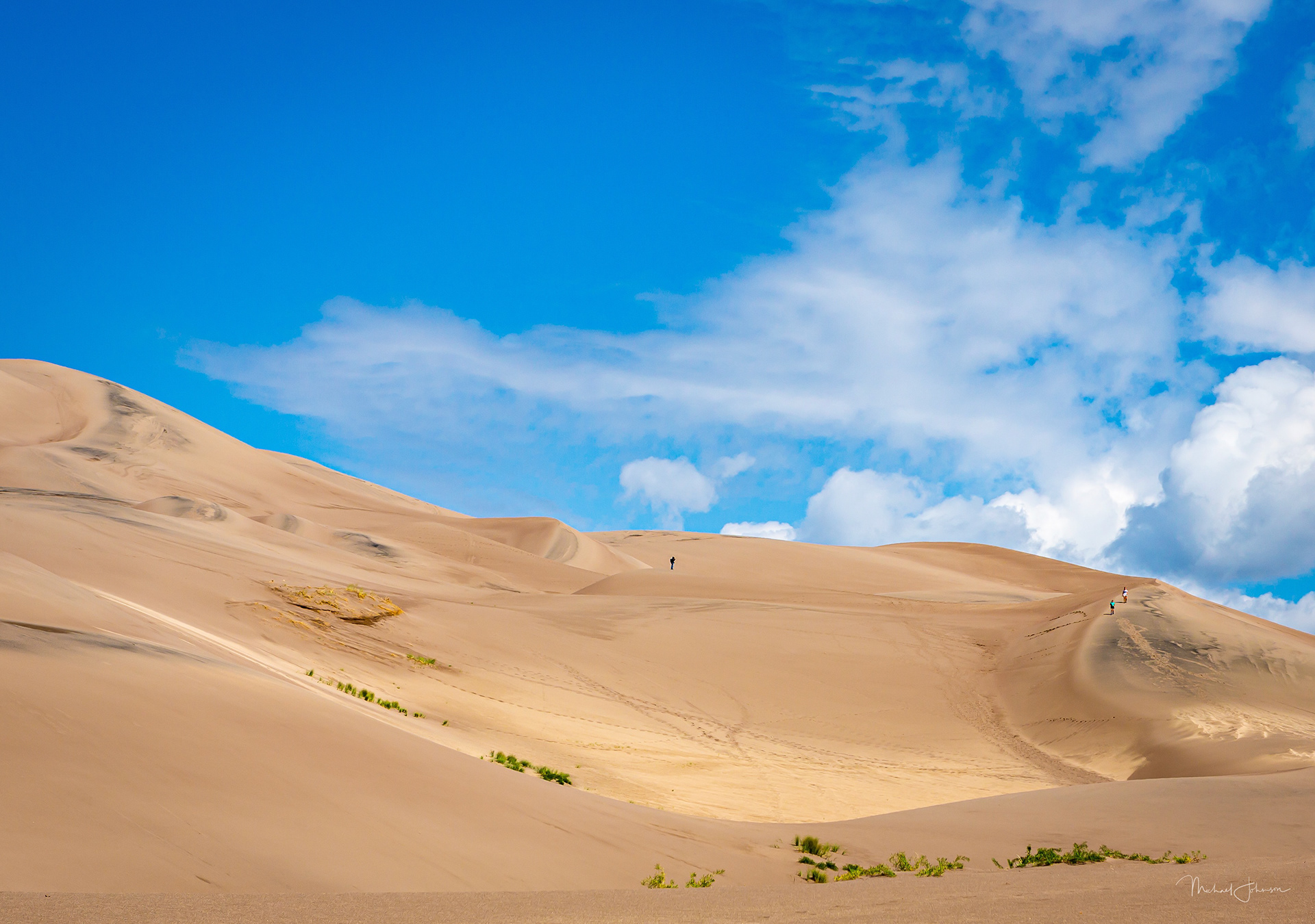 Lauren Climbing the Dunes