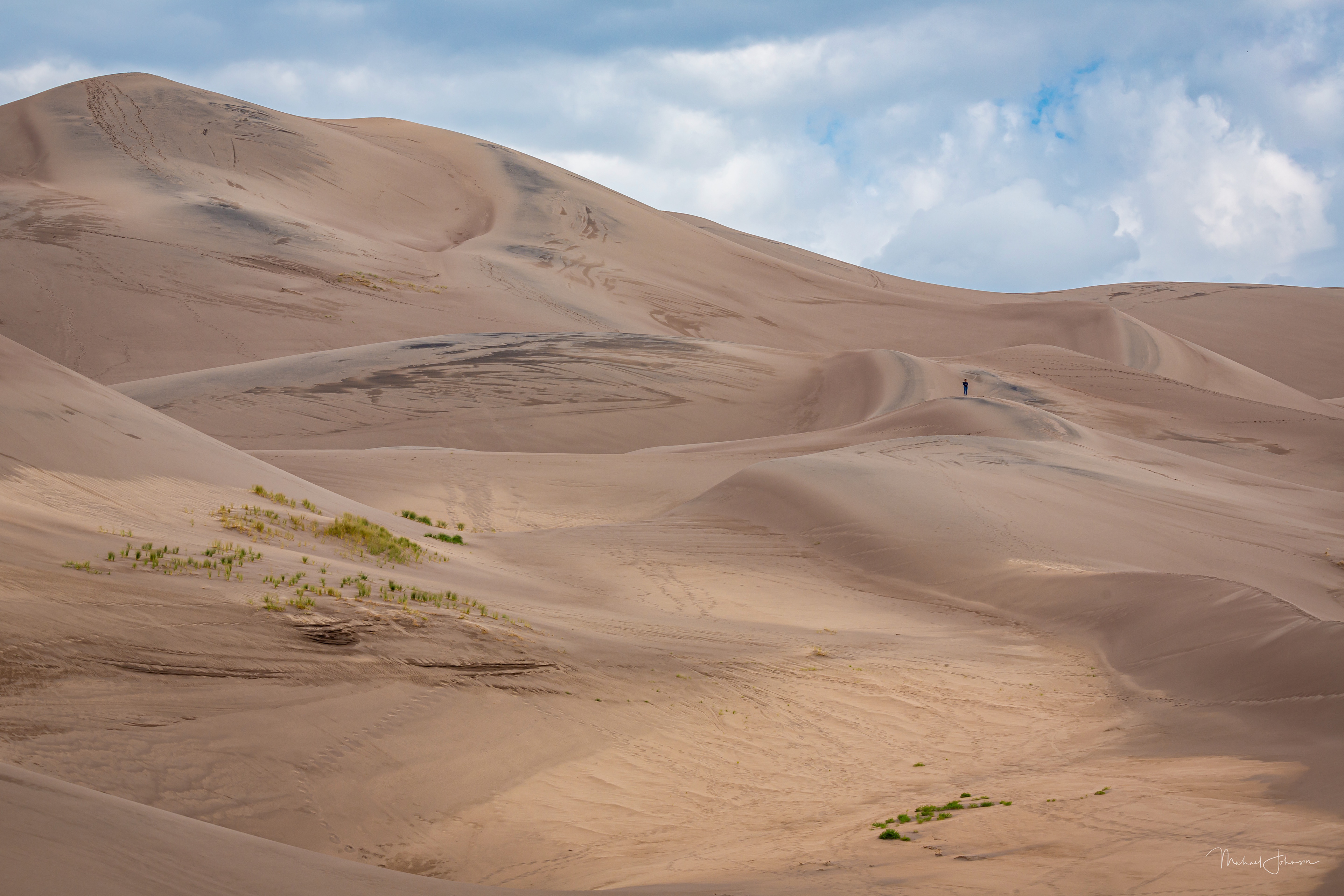 Lauren Climbing the Dunes