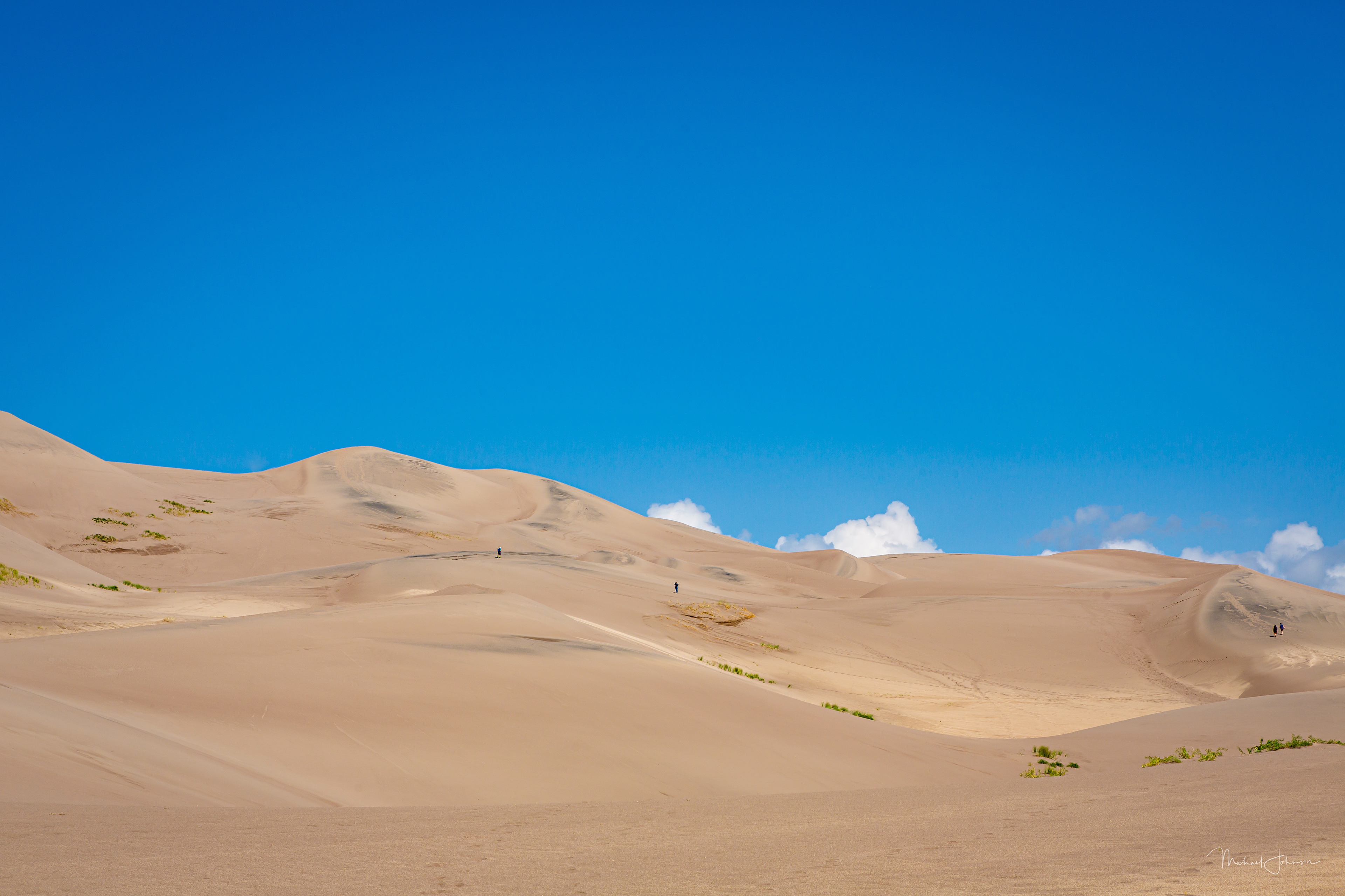 Lauren Climbing the Dunes