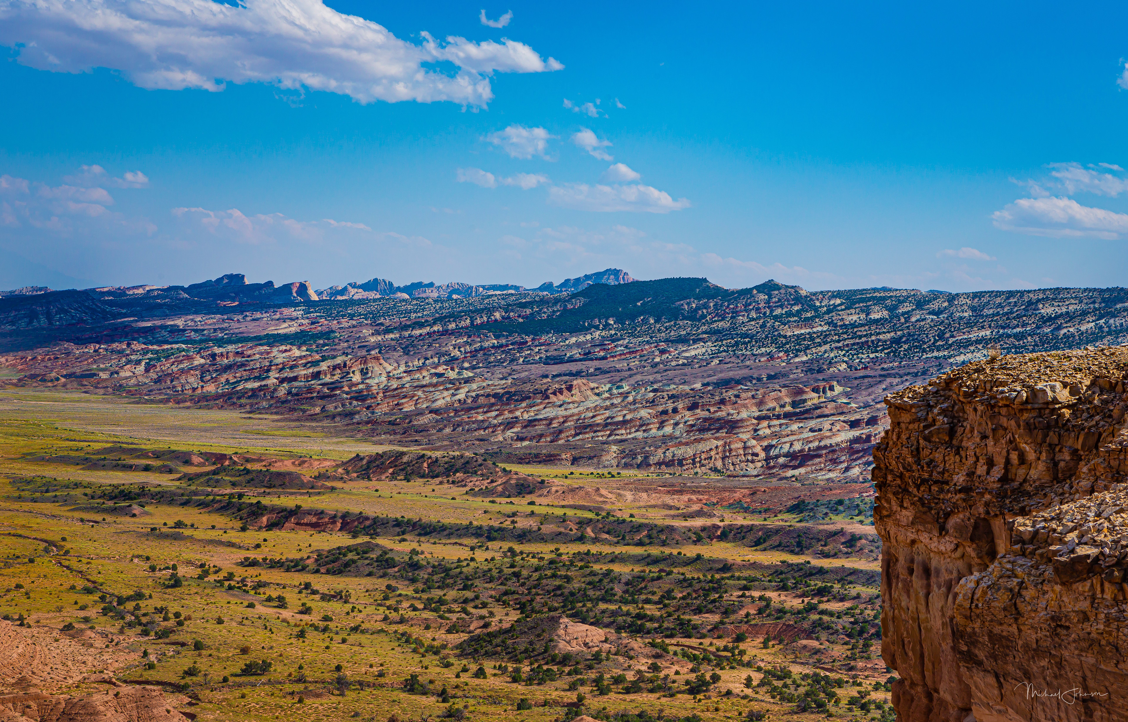 Cathedral Valley - South Desert Overlook