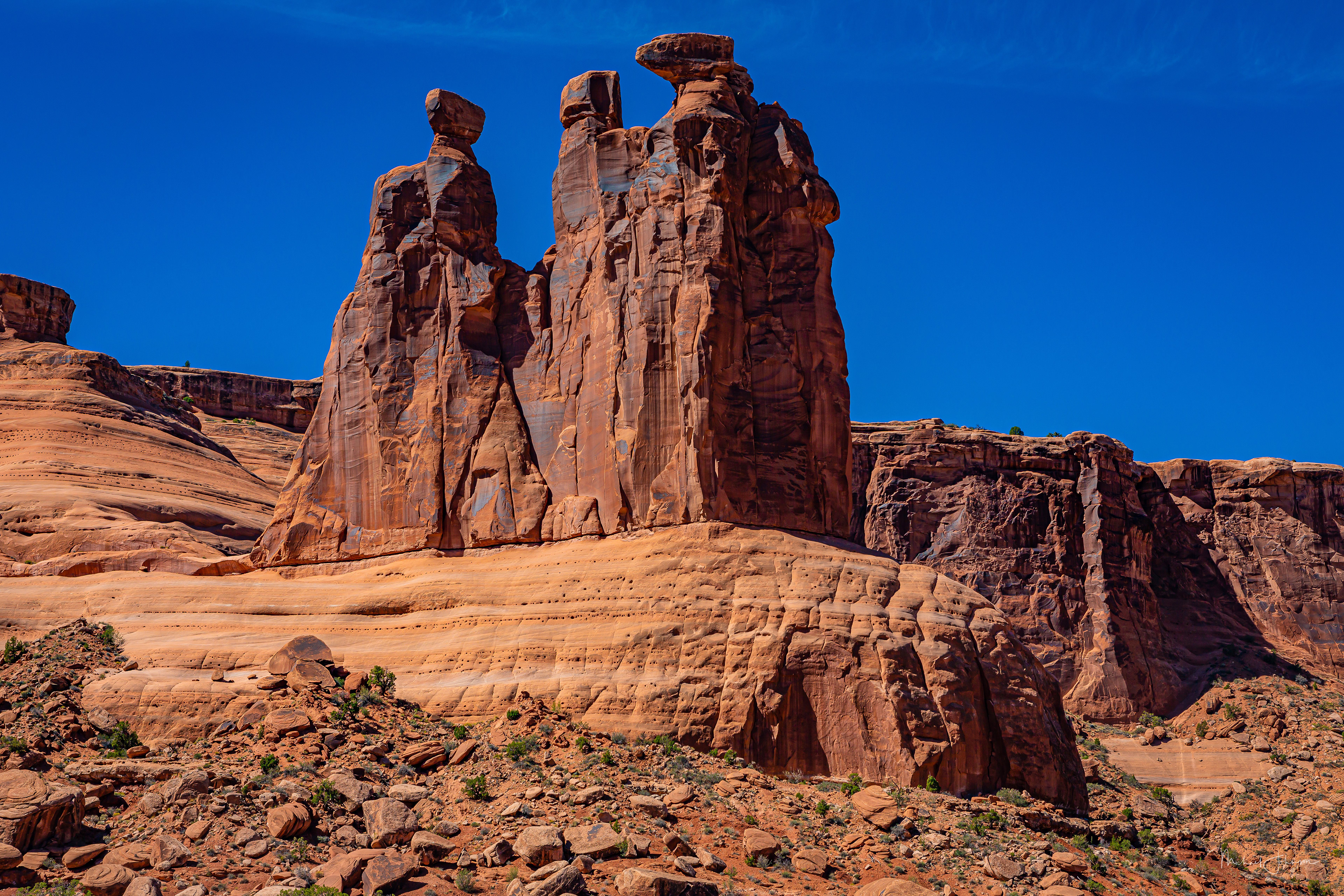 Arches National Park -  Three Gossips