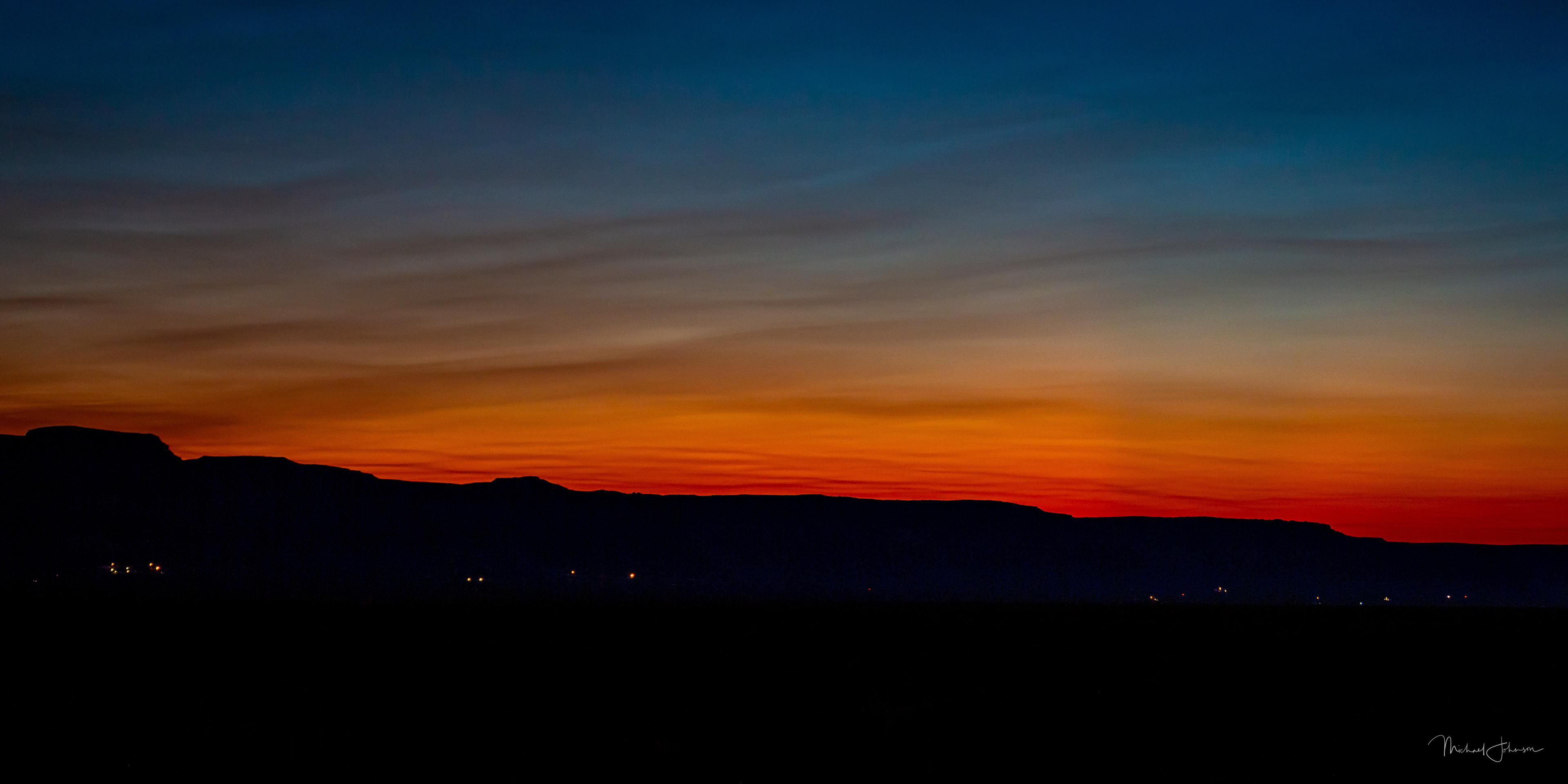 Sunset in Monument Valley