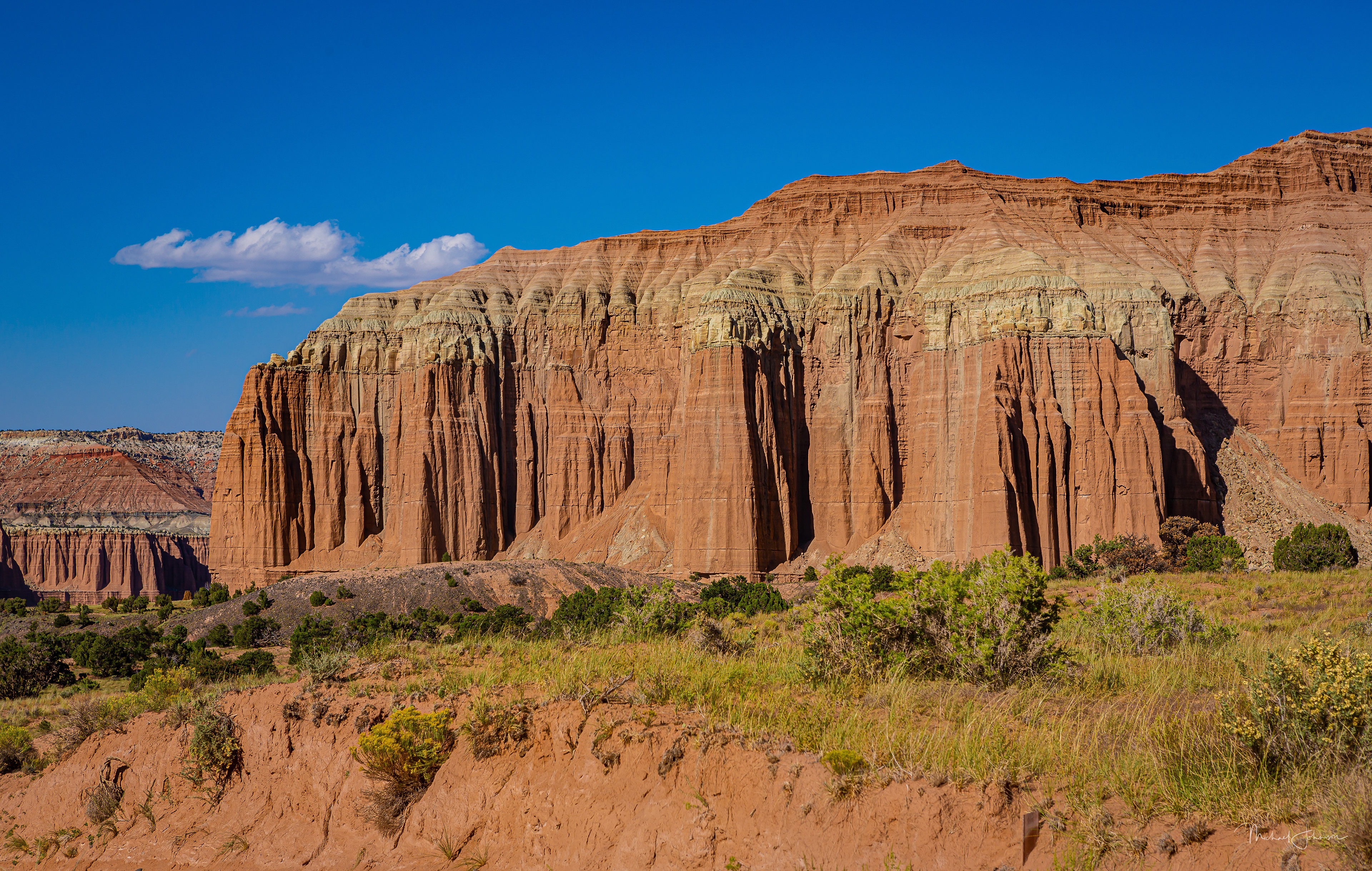 Cathedral Valley -  Wall of Jericho