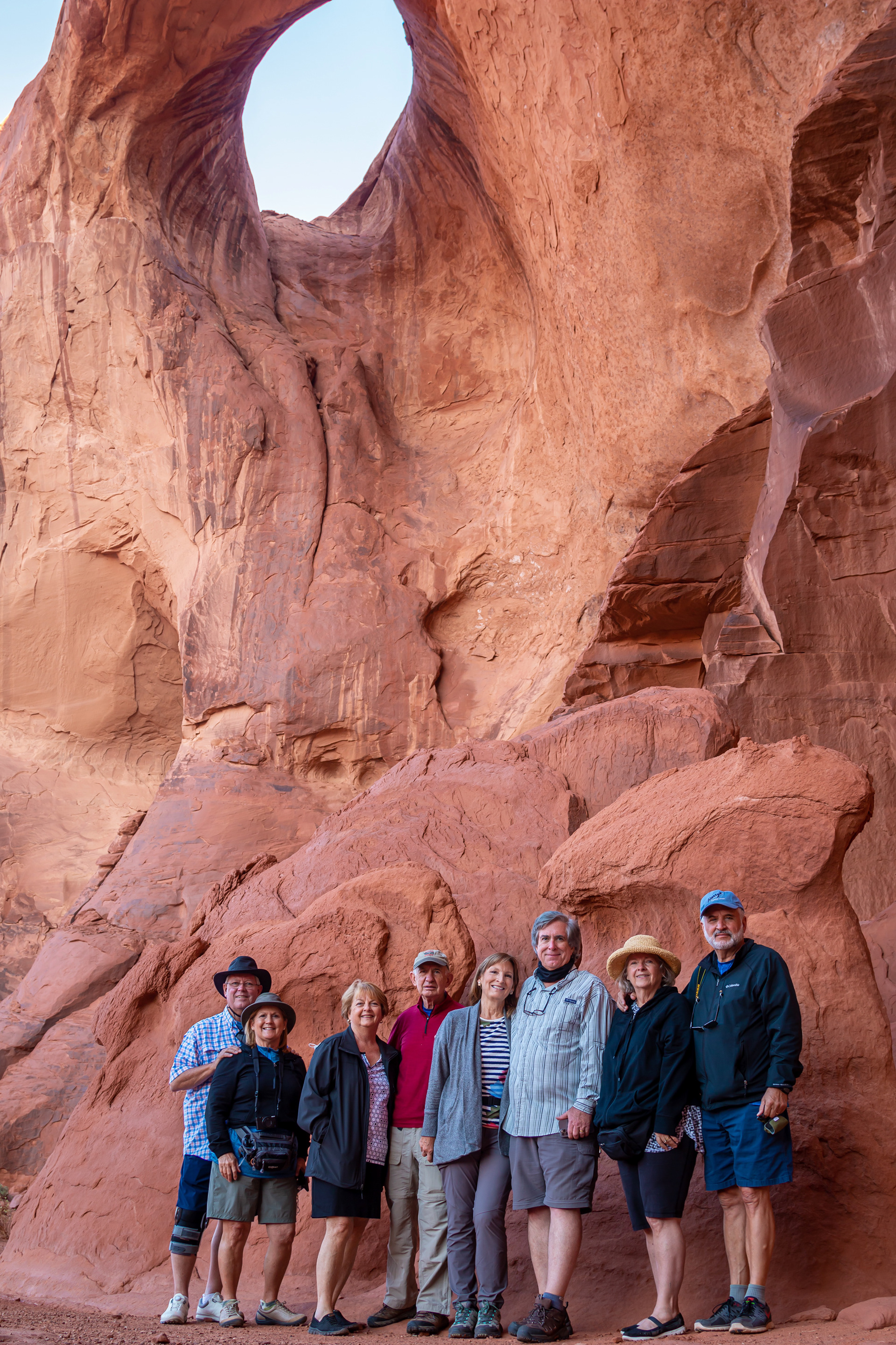 The Rowdy Ramblers at Monument Valley - Sun's Eye