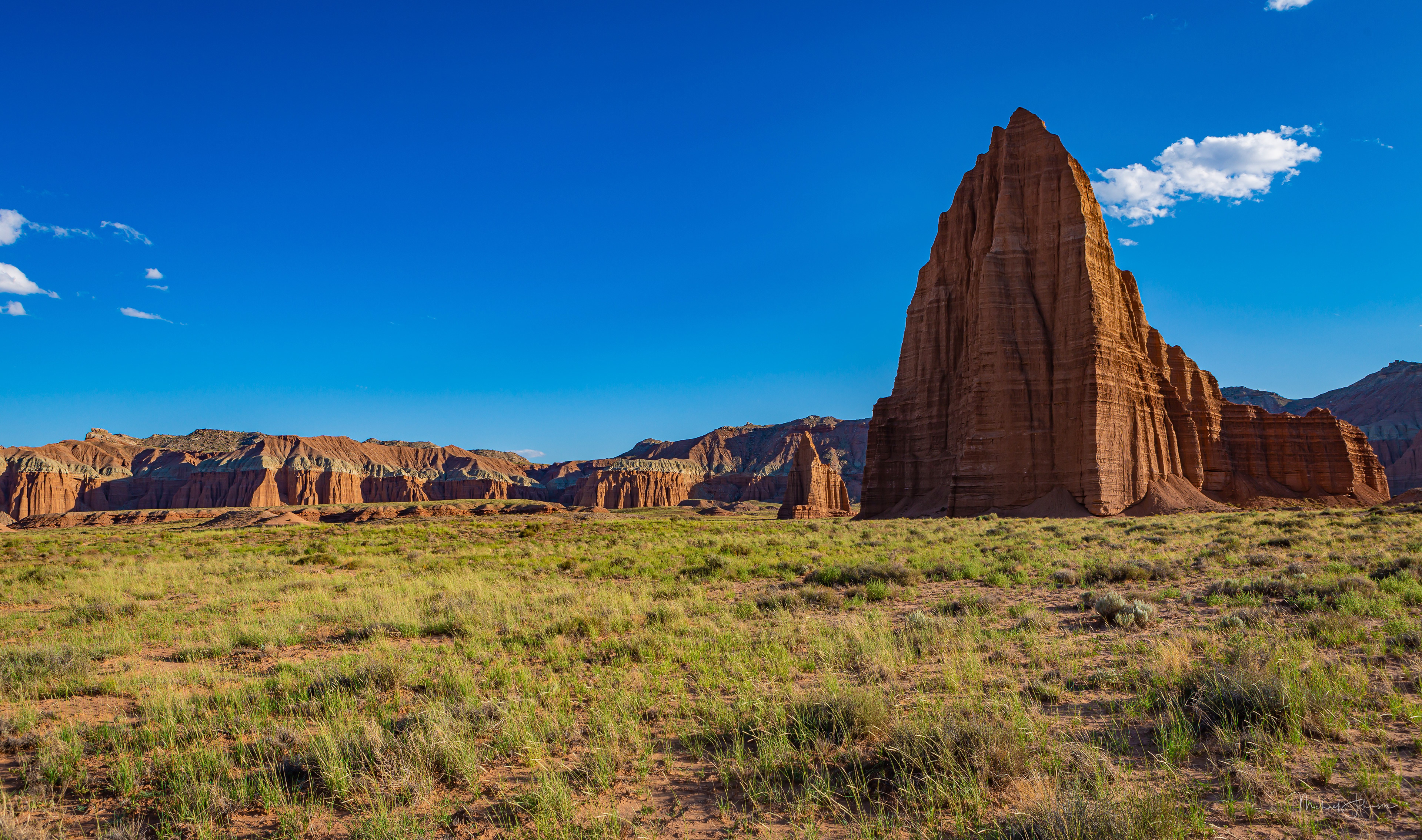 Cathedral Valley - Temple of the Sun and Moon