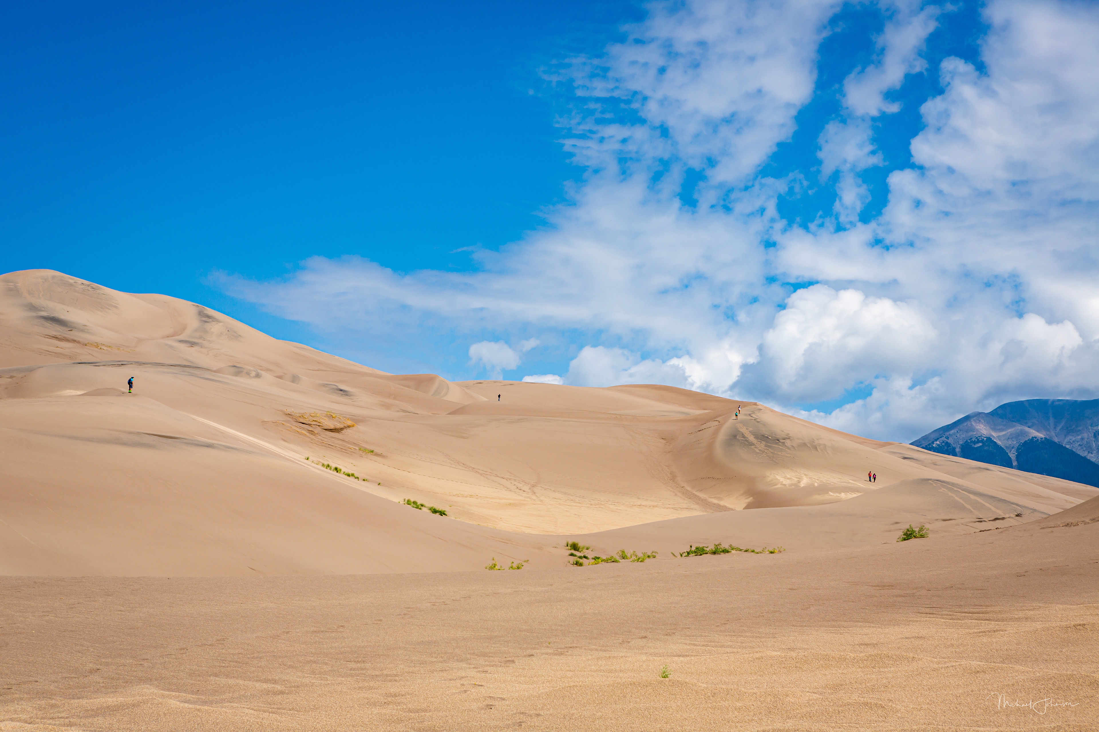 Lauren Climbing the Dunes