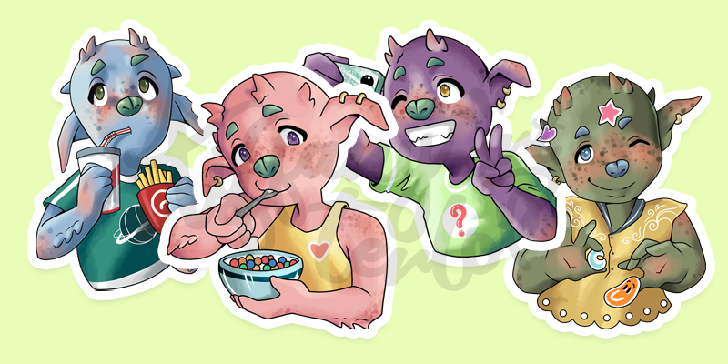 Goblin Stickers Design