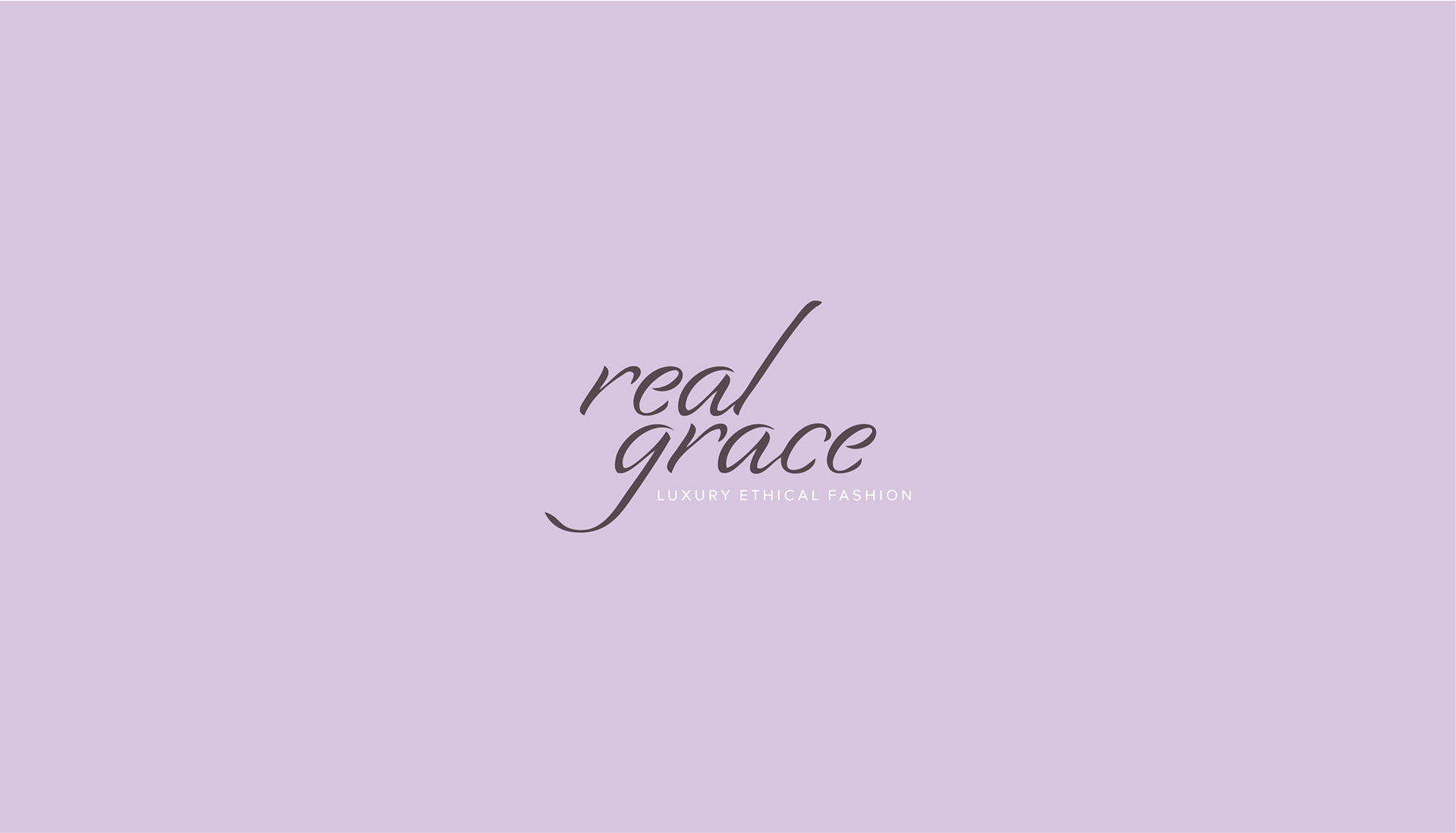 Real Grace luxury ethical fashion logo design