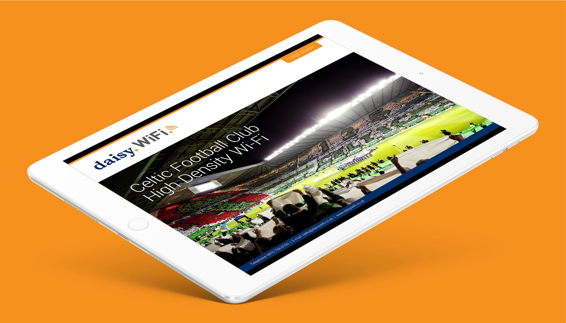 Image of Daisy WiFi PDF case study design front cover