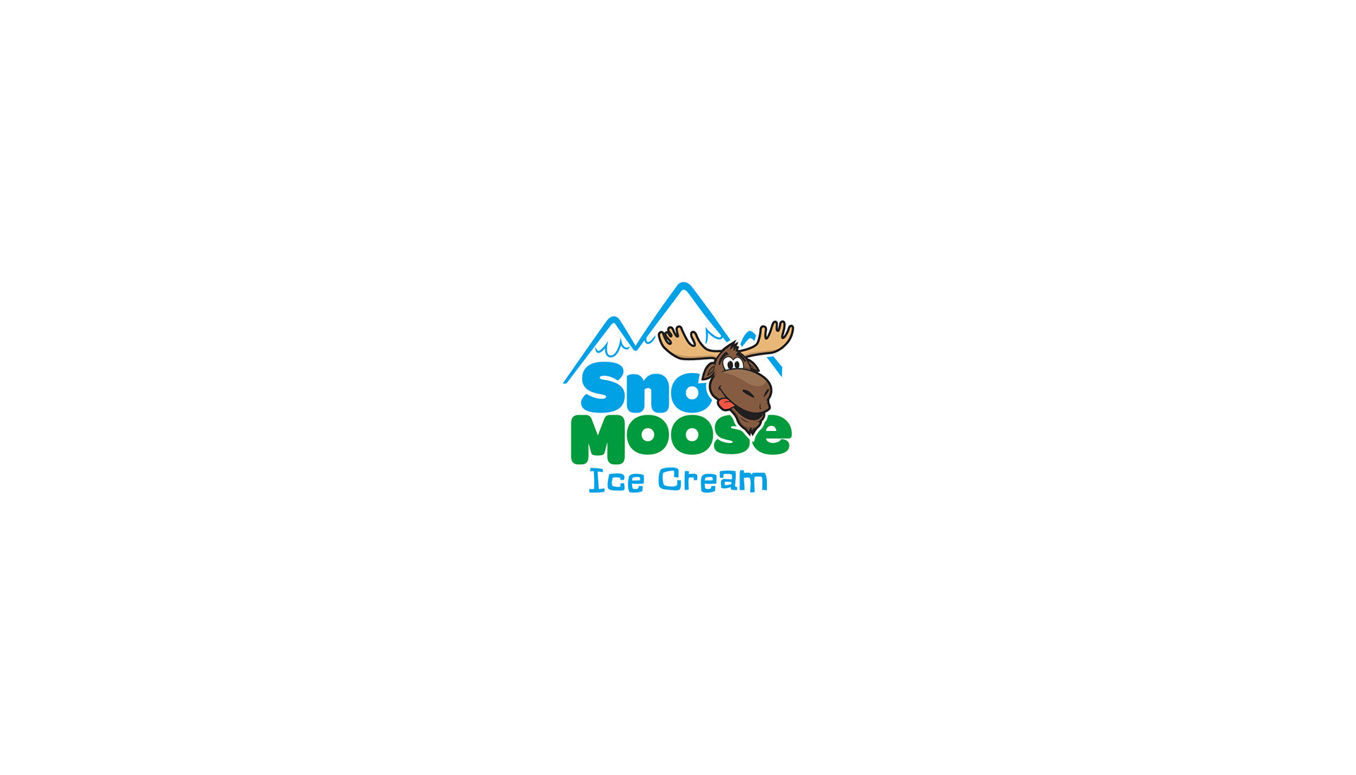 Image of Snow Moose logo design