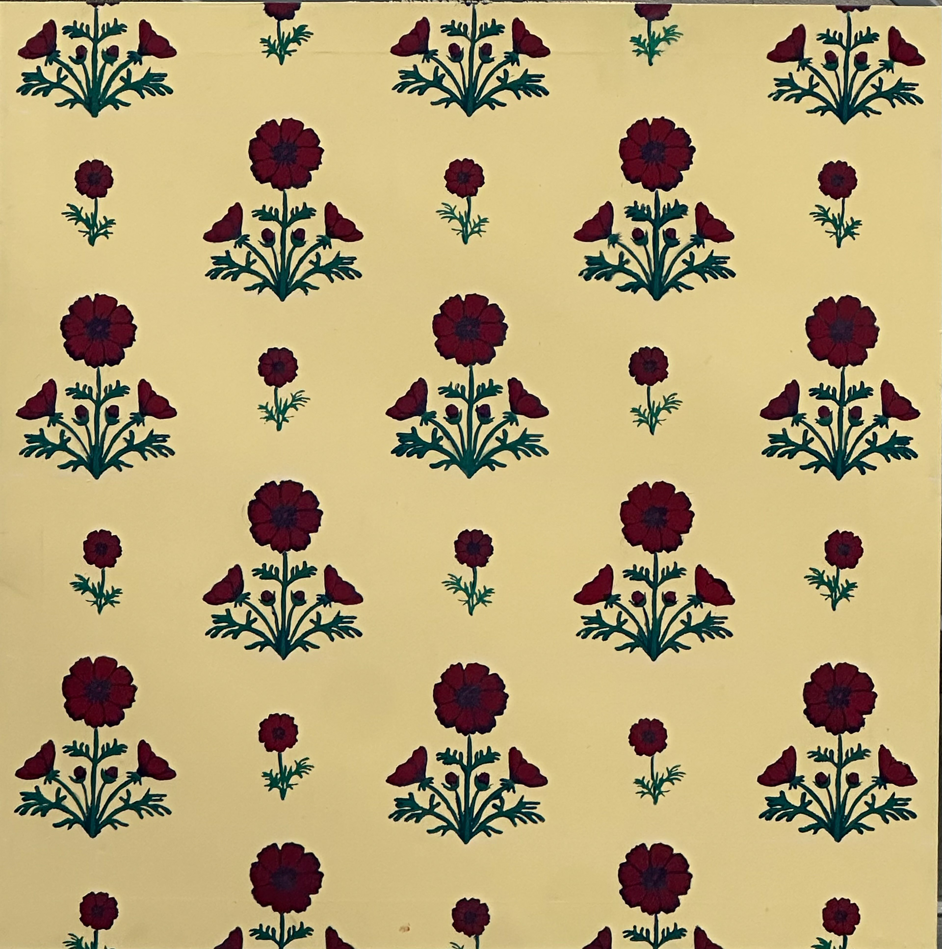 WALL PAPER PROJECT 4' X 4' ROSCO OFF-BROADWAY ON MUSLIN