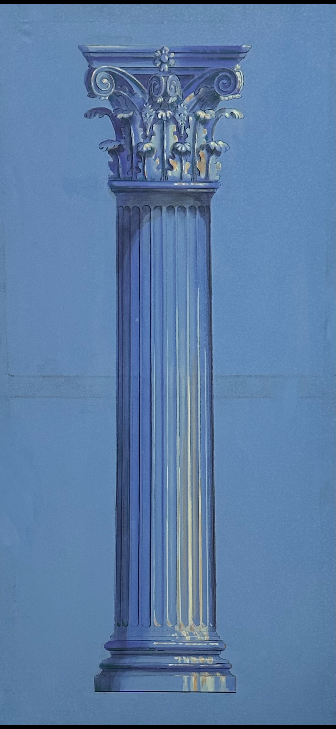 TROMPE L'OEIL COLUMN PROJECT  4' X 8'