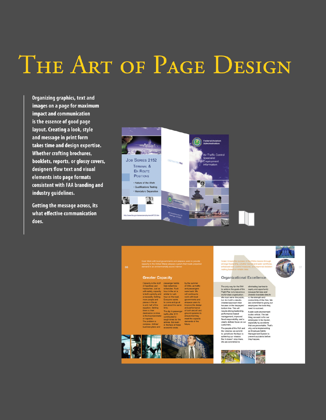 Graphic and Print Design; Online Magazine and Brochure
