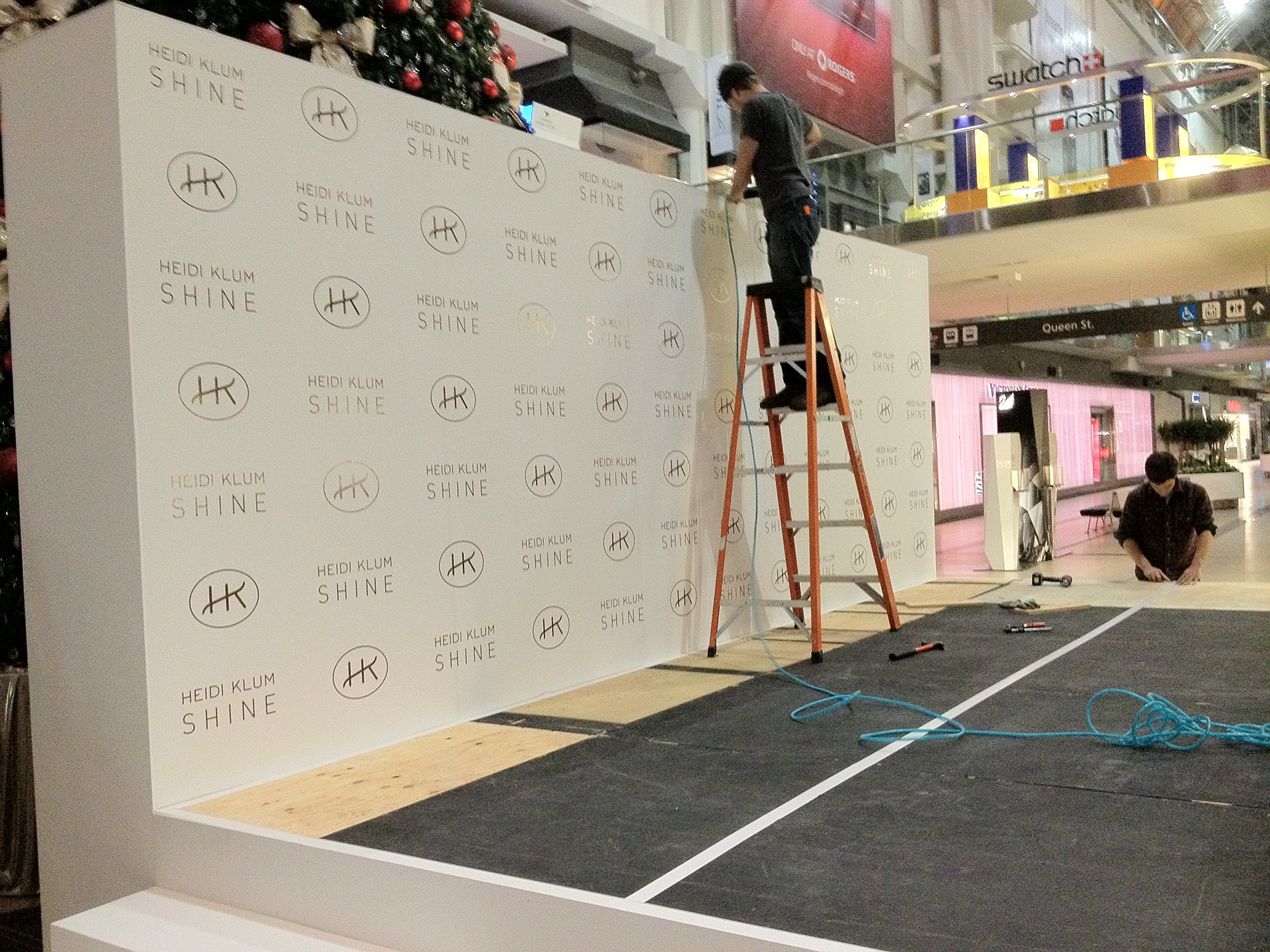 Backdrop for photo shoots.