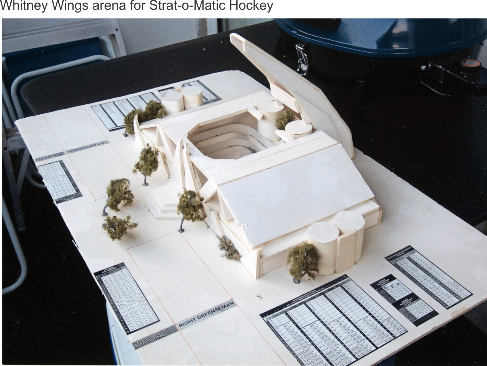 My Hockey arena for Stratomatic Hockey.