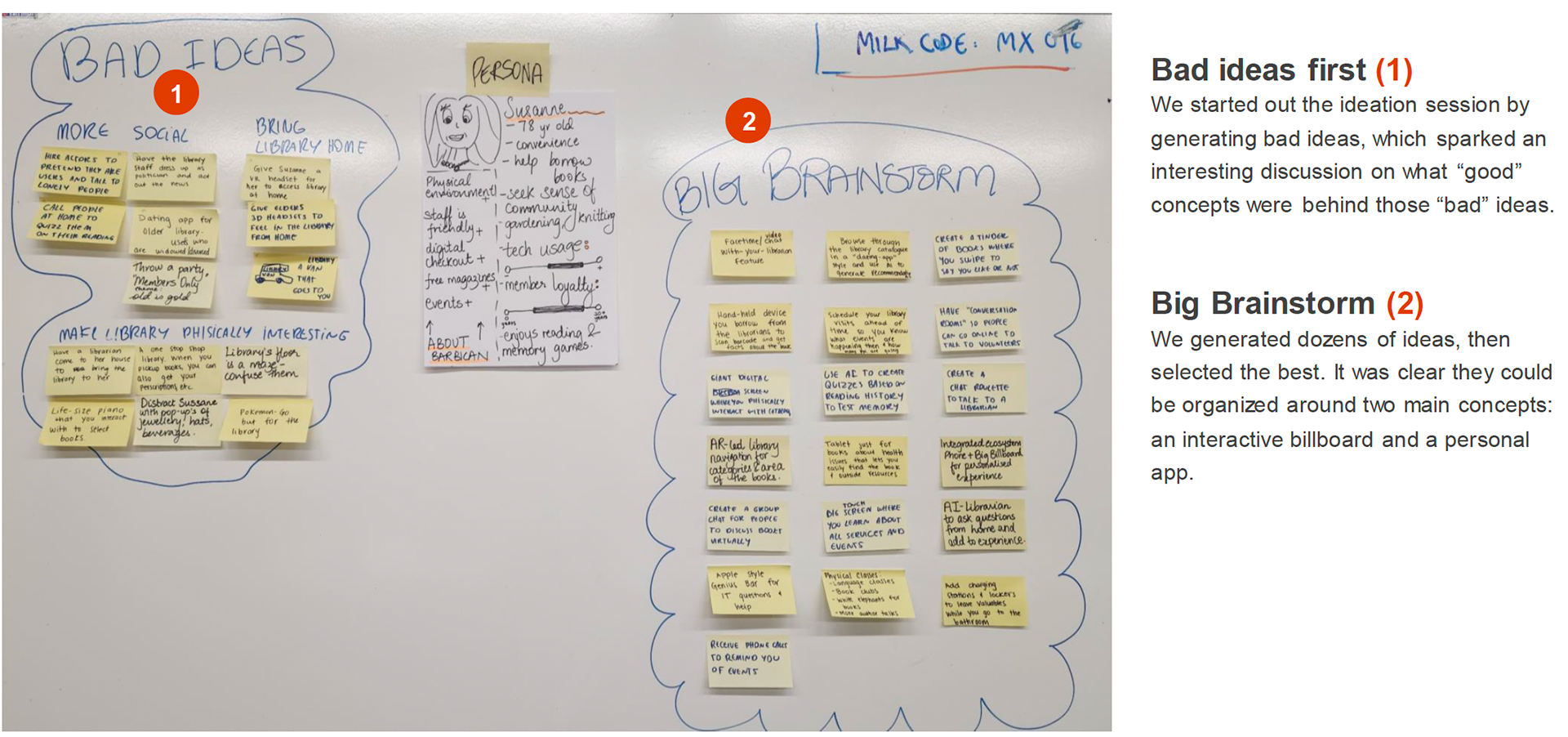 Worst Possible Ideas and Brainstorm Sessing