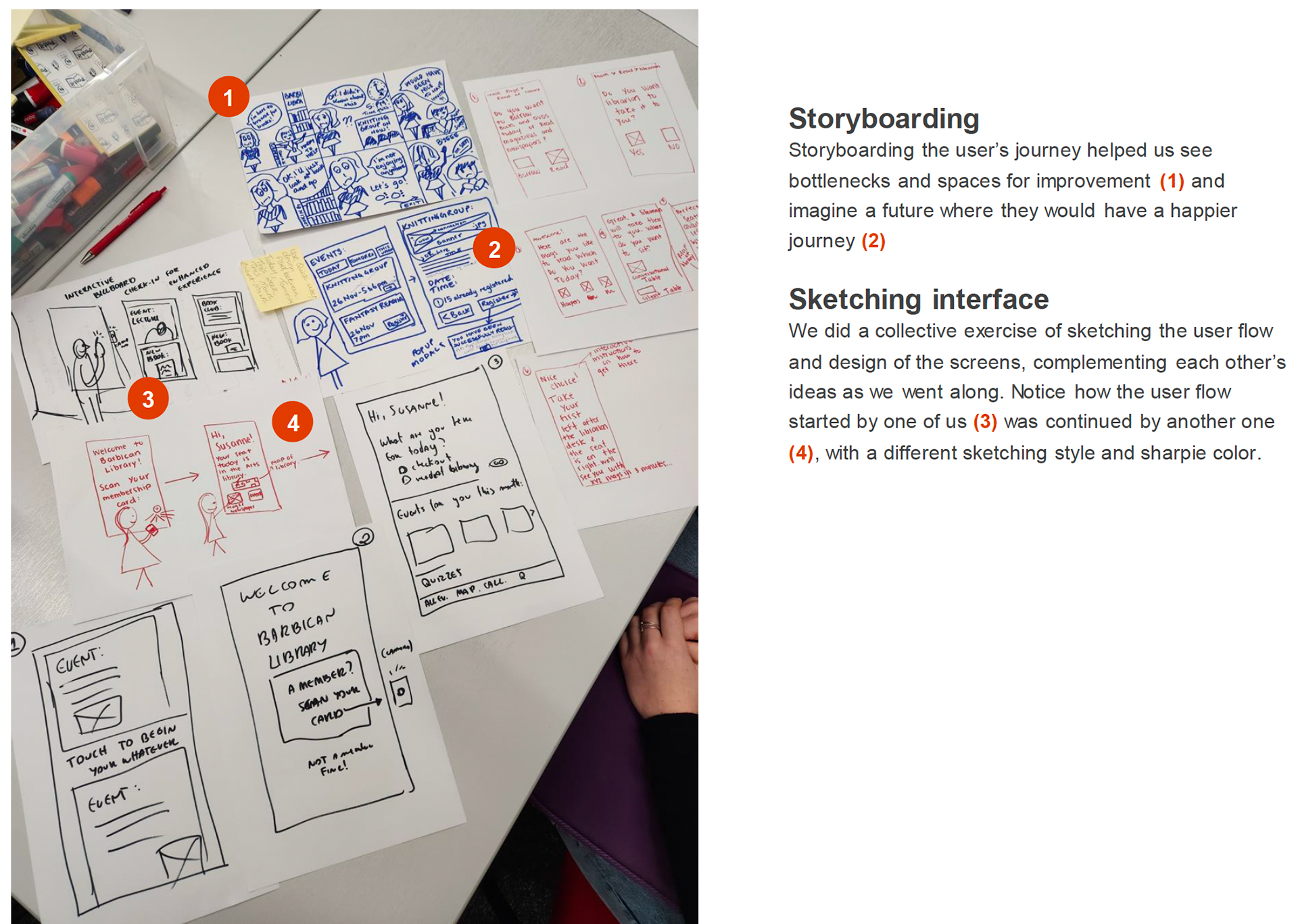 Storyboarding and Sketching