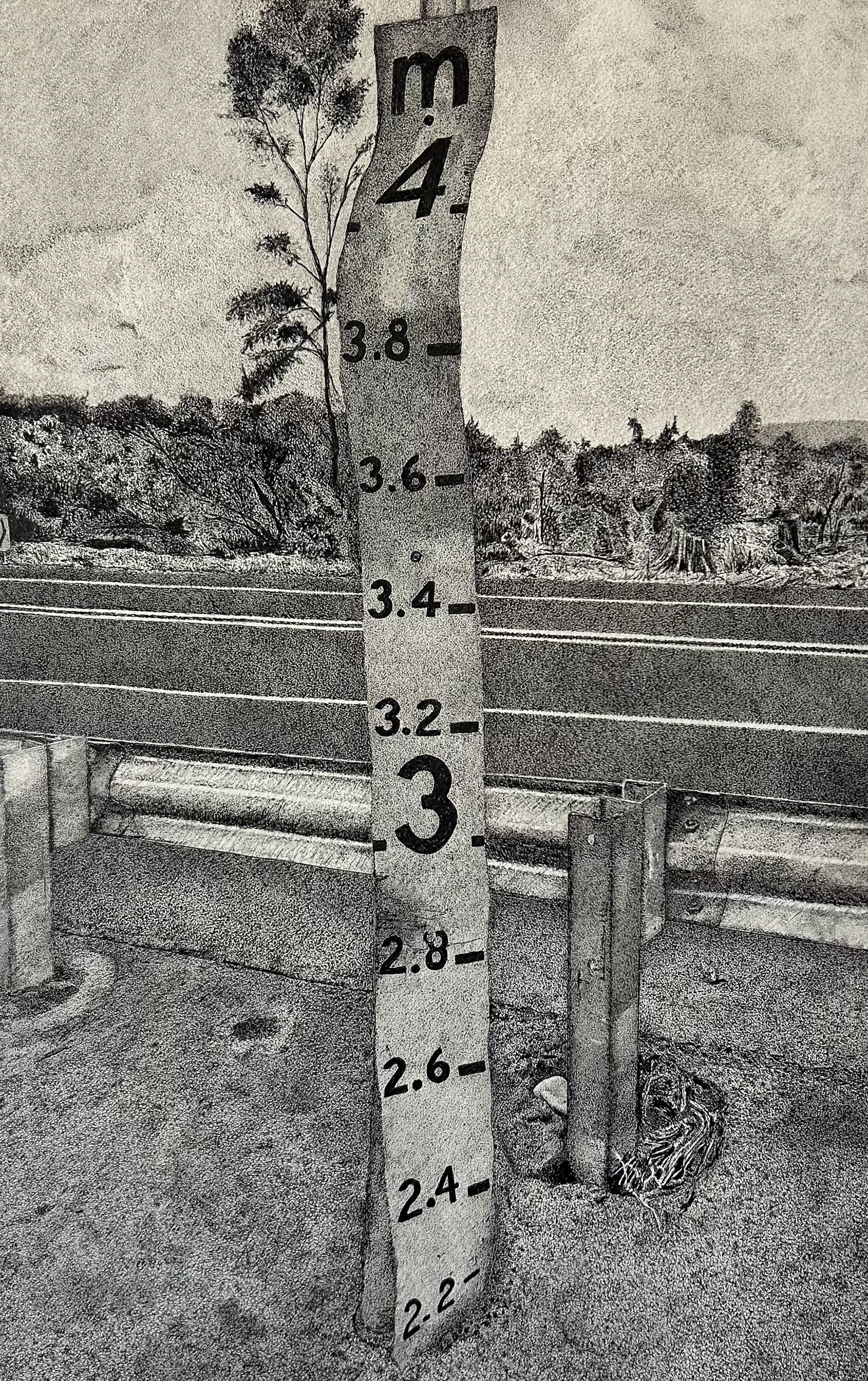 After The Rain [2025] | Ink Pen on Paper | 45 x 63cm, Framed