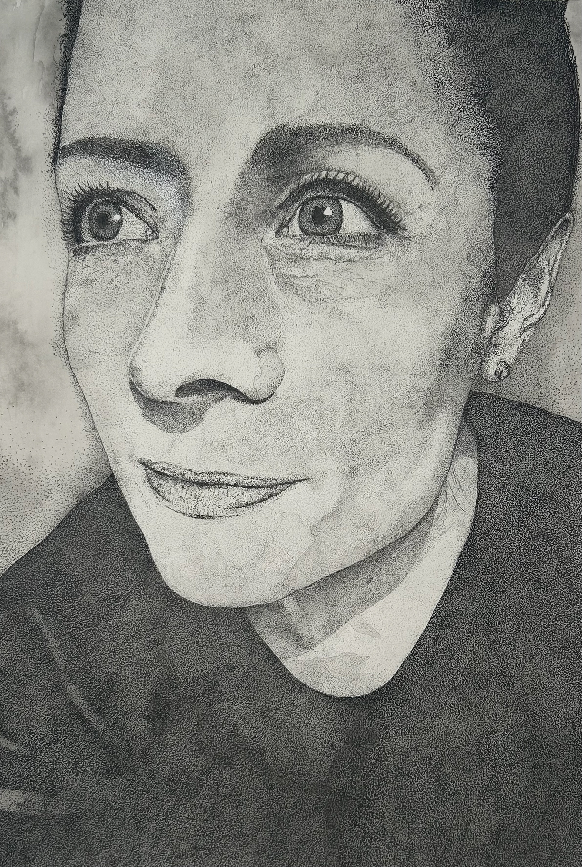 Self-Portrait [2024] | Ink Pen and Wash on Paper | 29.5 x 42cm | NFS