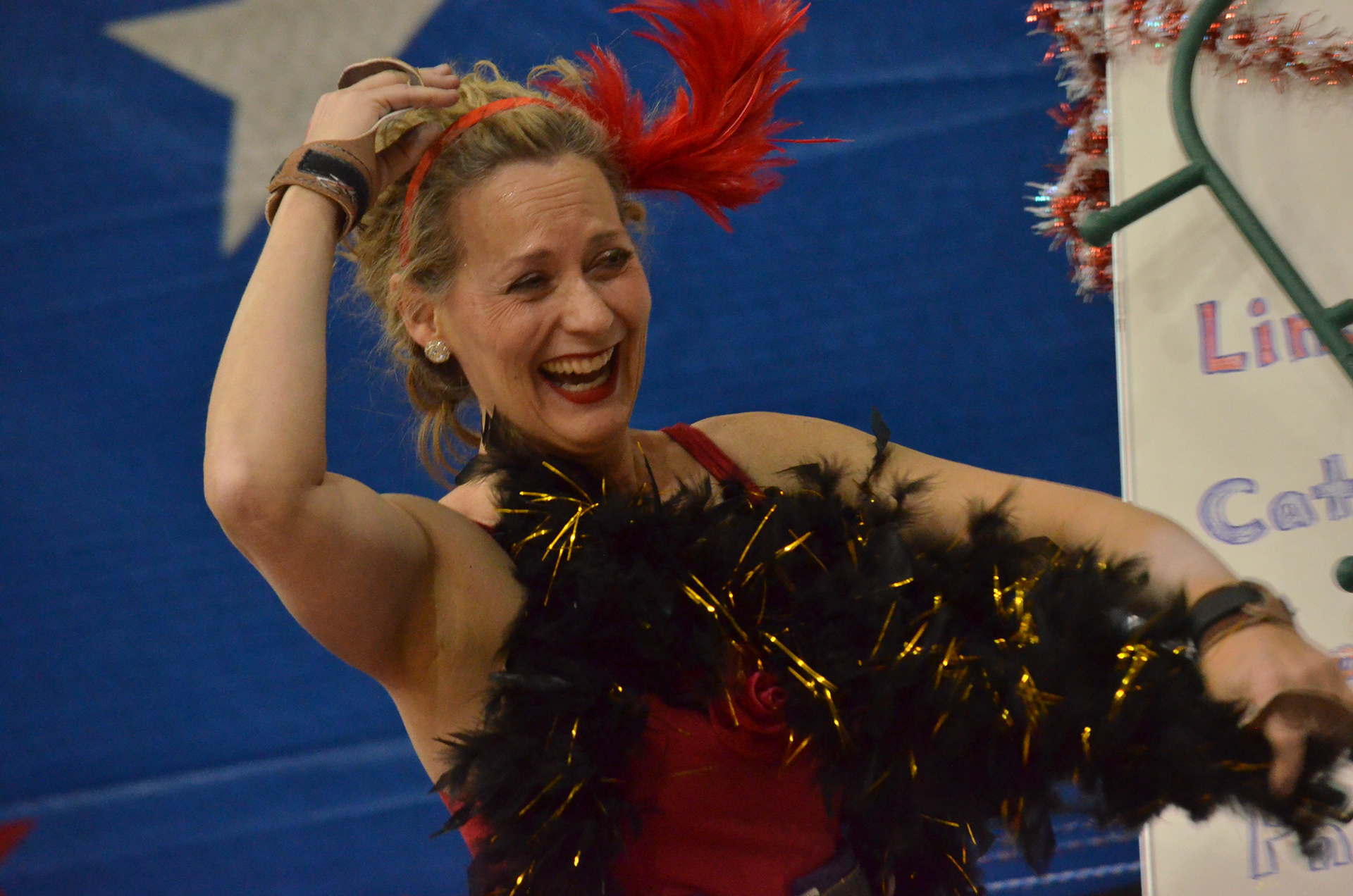 Grace as she graces us with her presence.