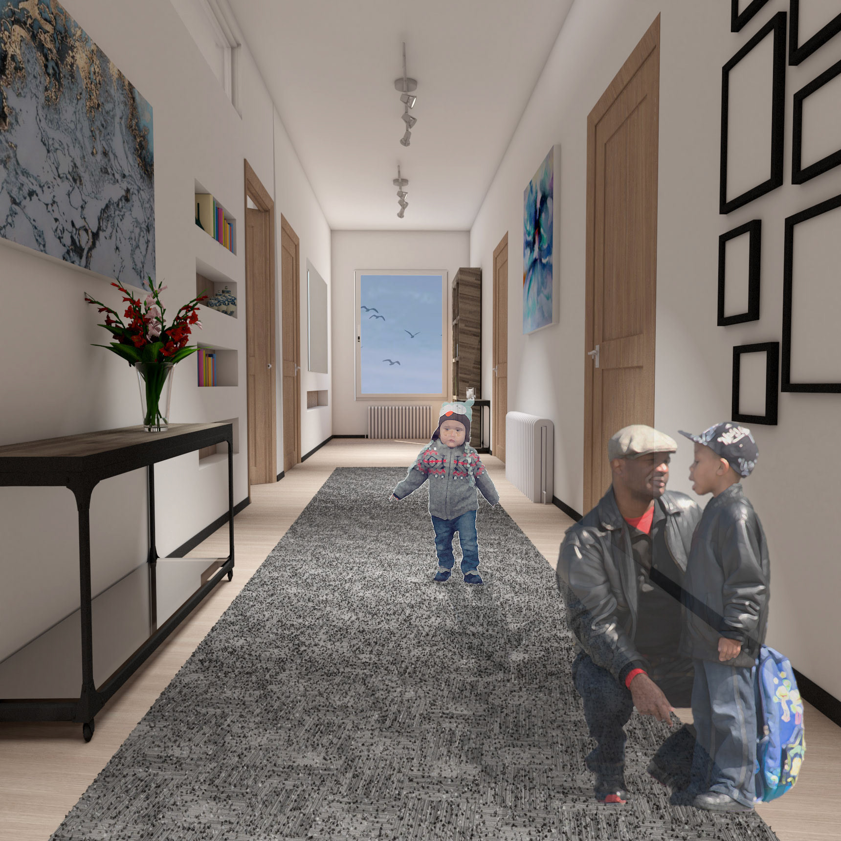 Family Flat - Corridor