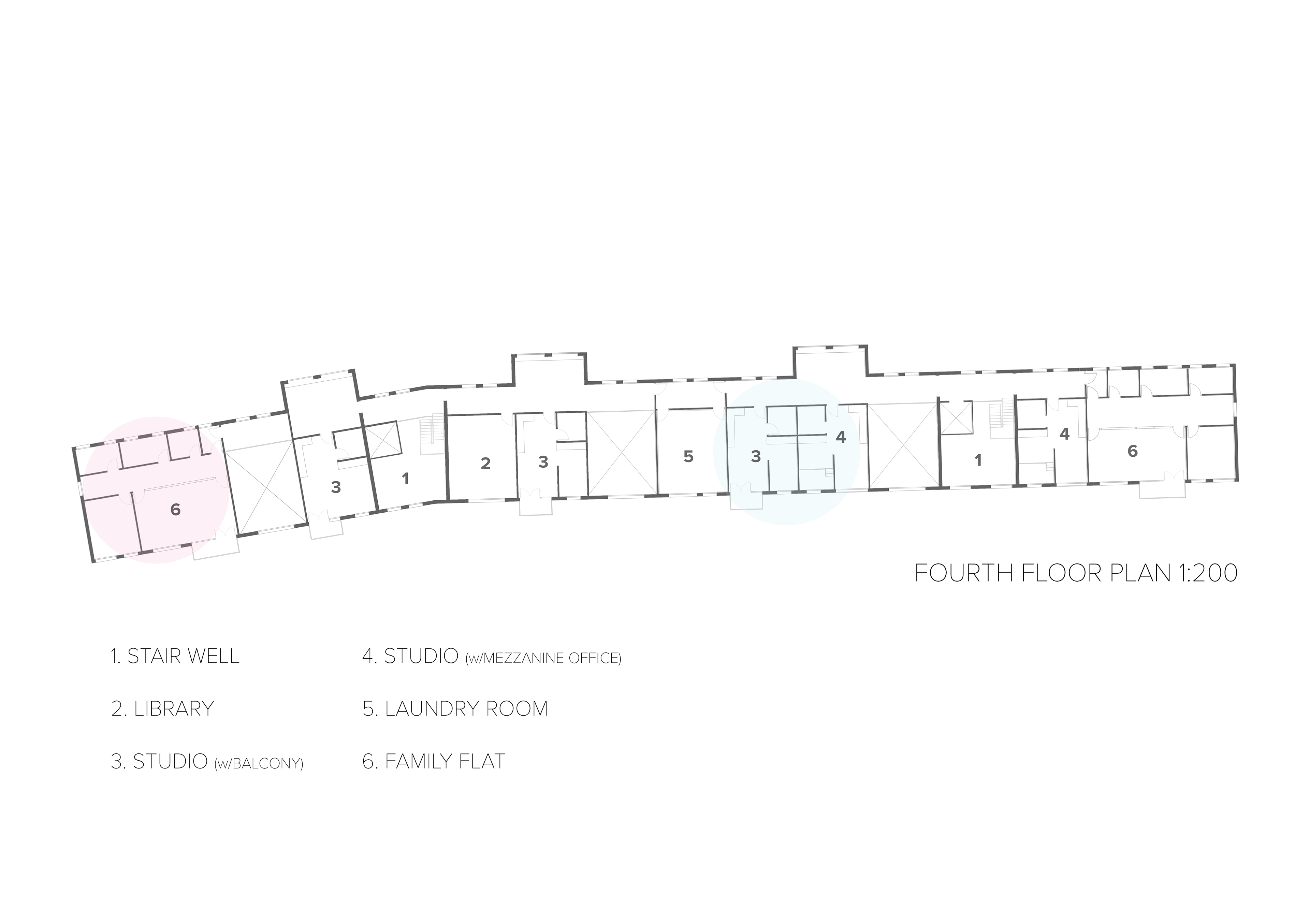 Plan - Typical Floor Plan (4th Floor)