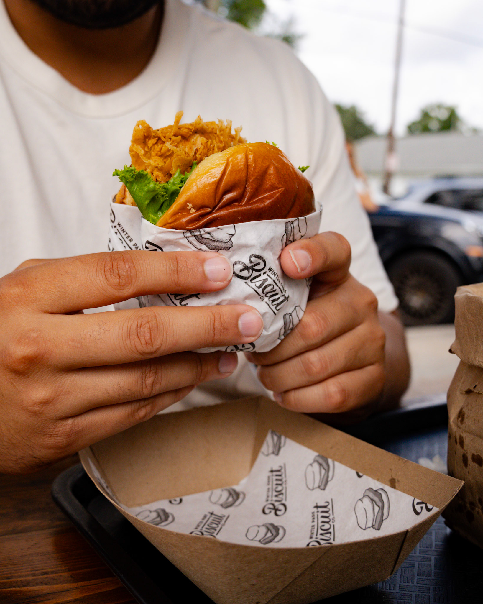 Adding human element: Medium shot.