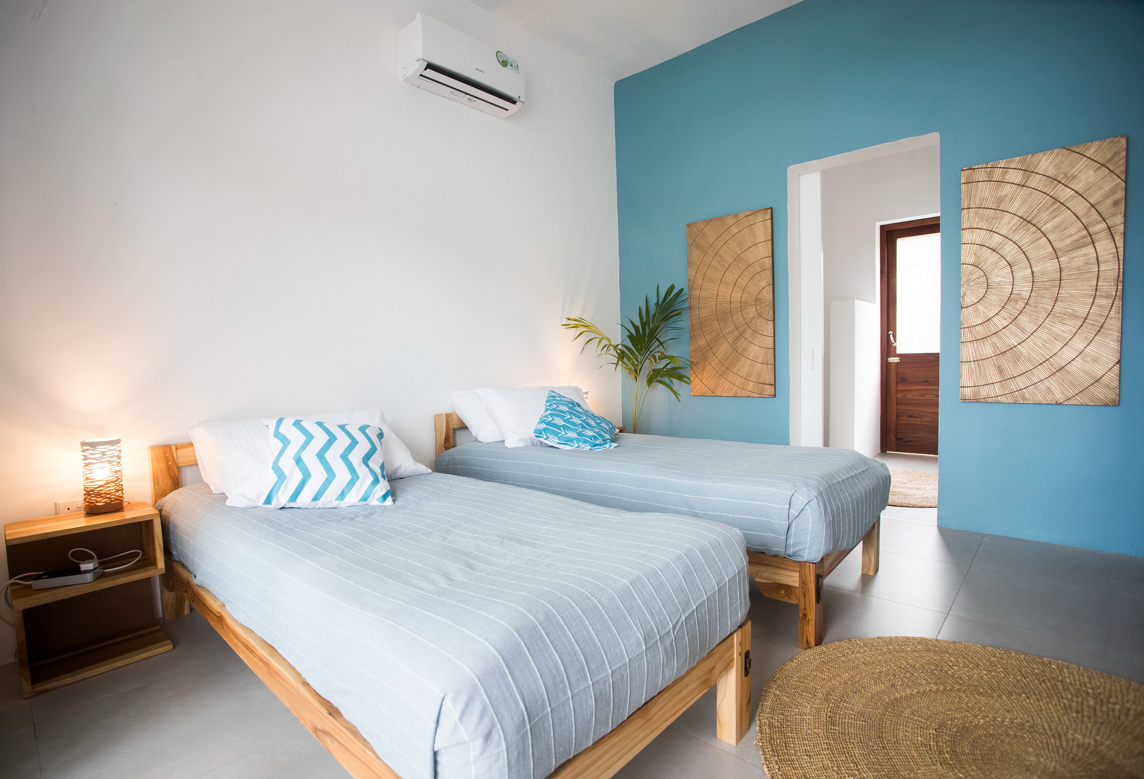 Three bedrooms can be configured with a King Size or Twin Beds