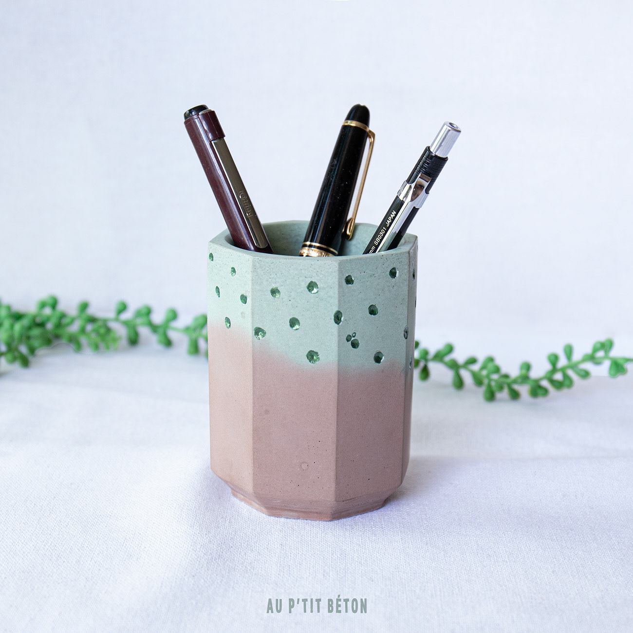 Jardin Secret: Porte-crayons Ø 7cm - H 9 cm