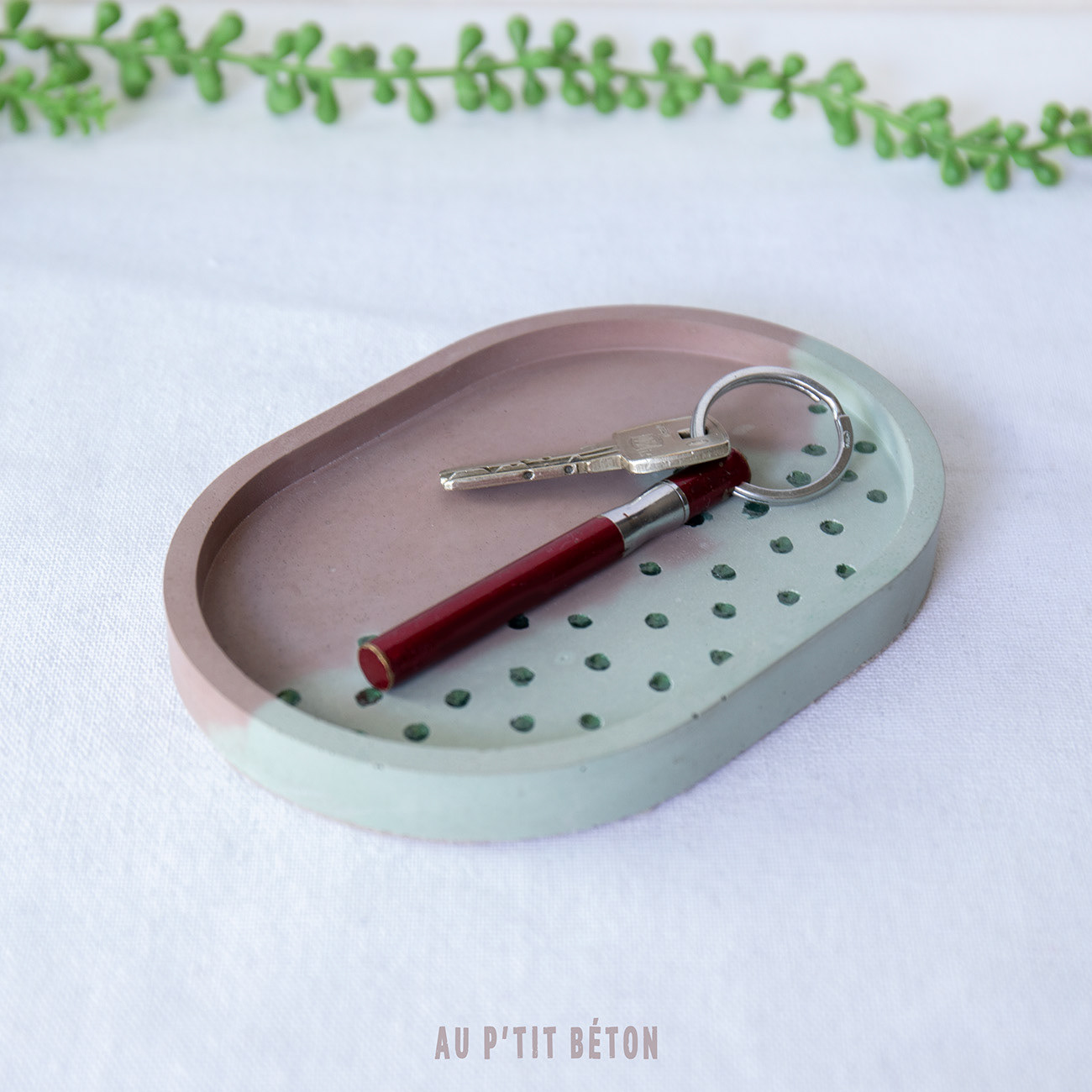 Jardin Secret: vide-poche 11cm x 15cm ou présentoir à bijoux