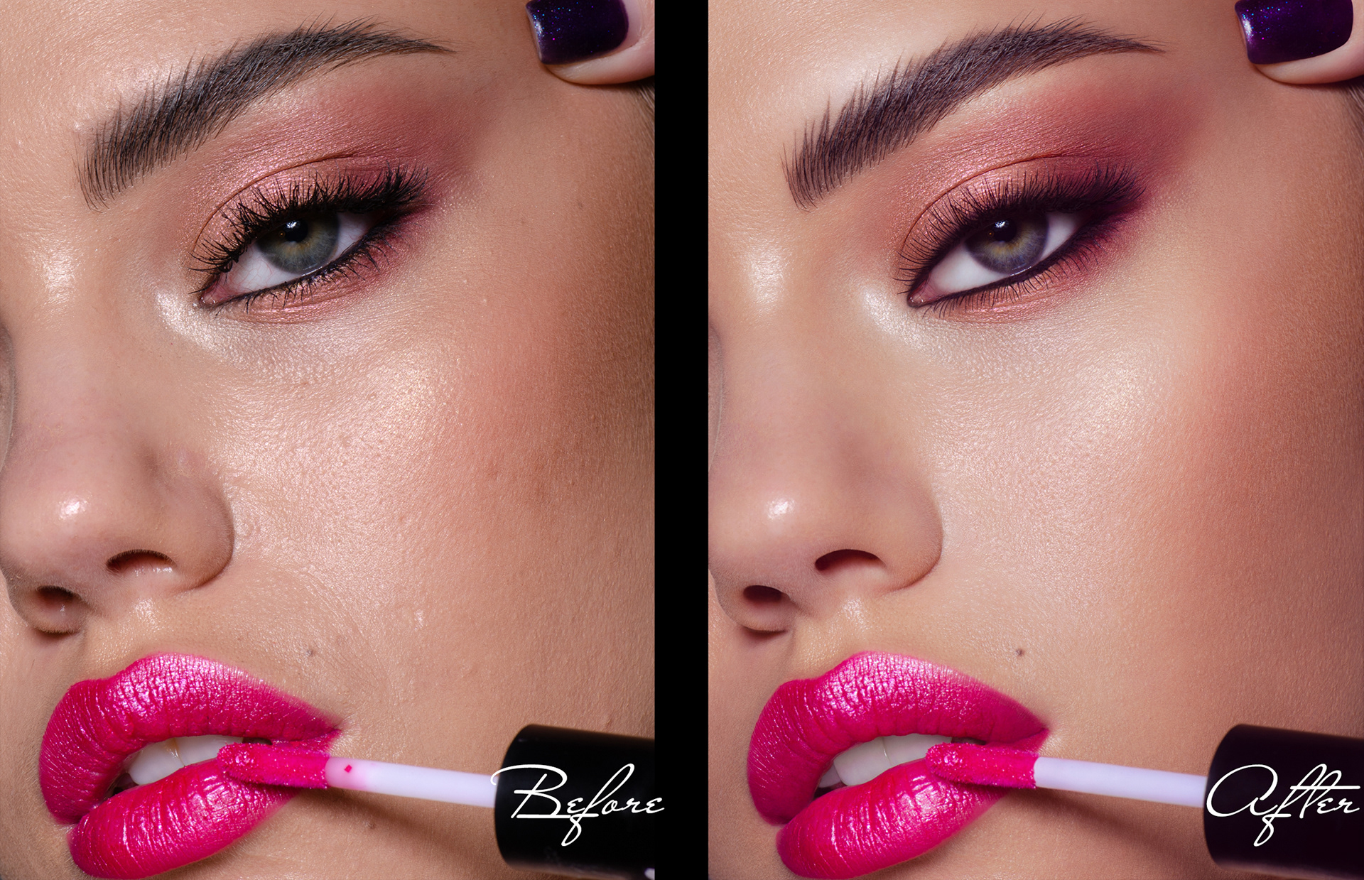 Photographed by Alex Malikov, Makeup by Girich Karina.