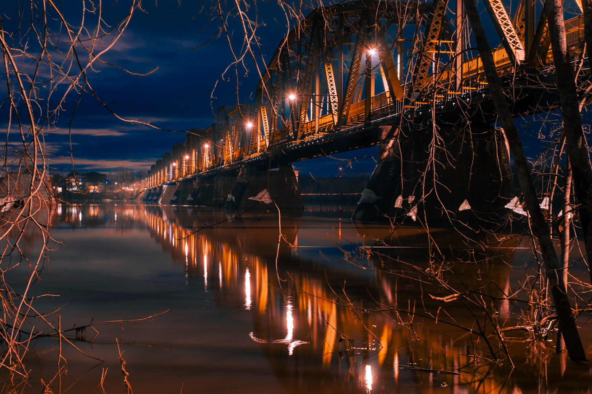 Fredricton Walking Bridge NB