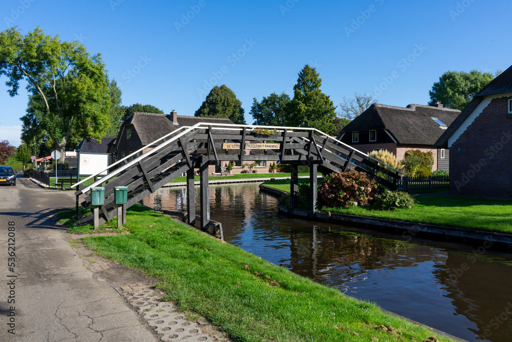 Laatste brug van het dorp