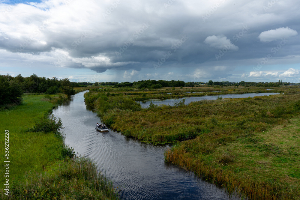 Uitzicht over de weerribben Wieden