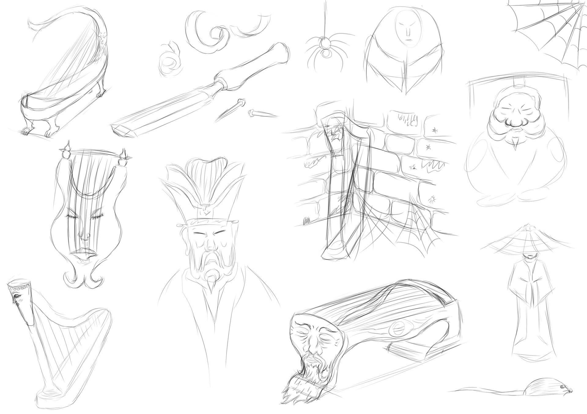 Sketches illustrations