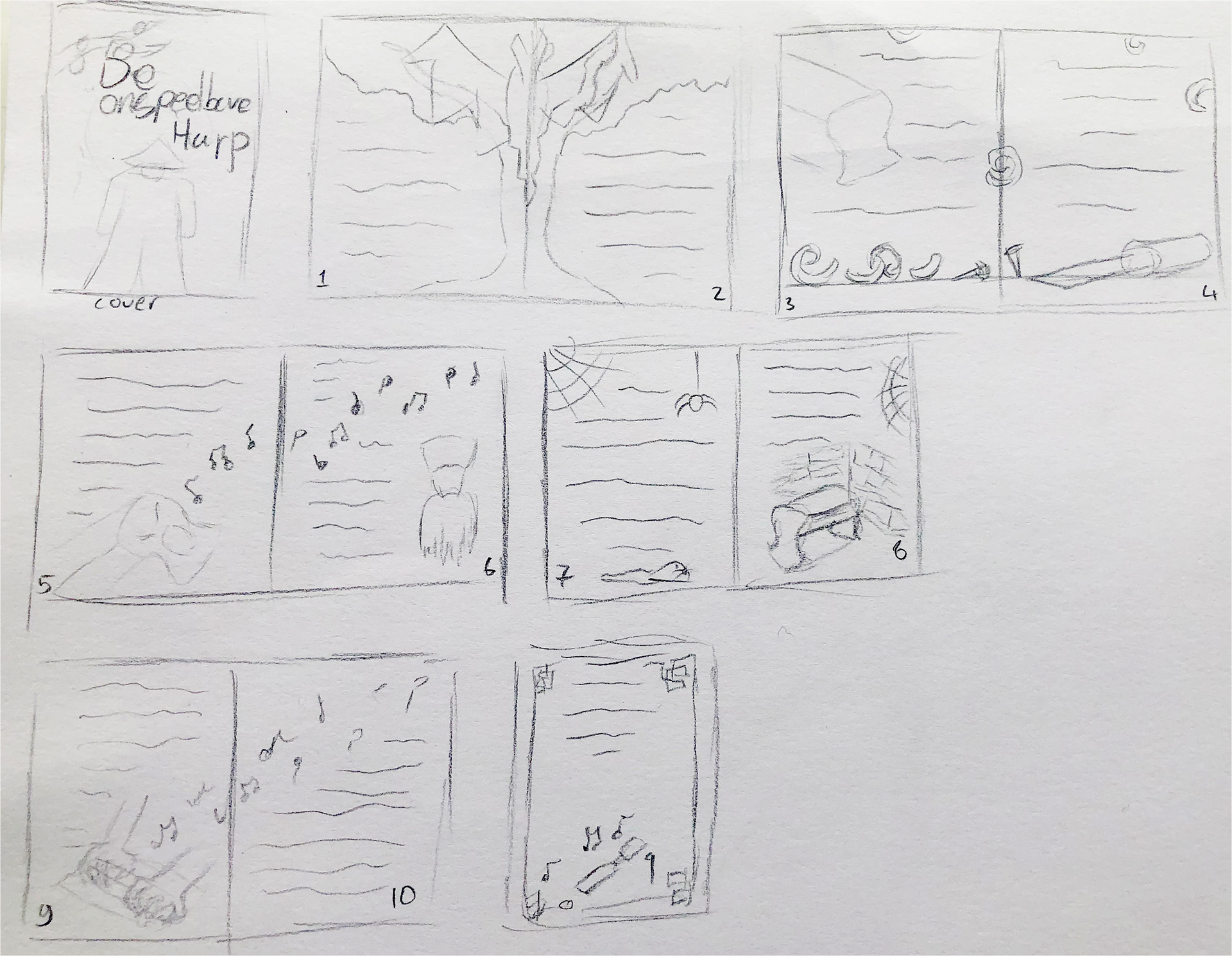 Sketch lay out book
