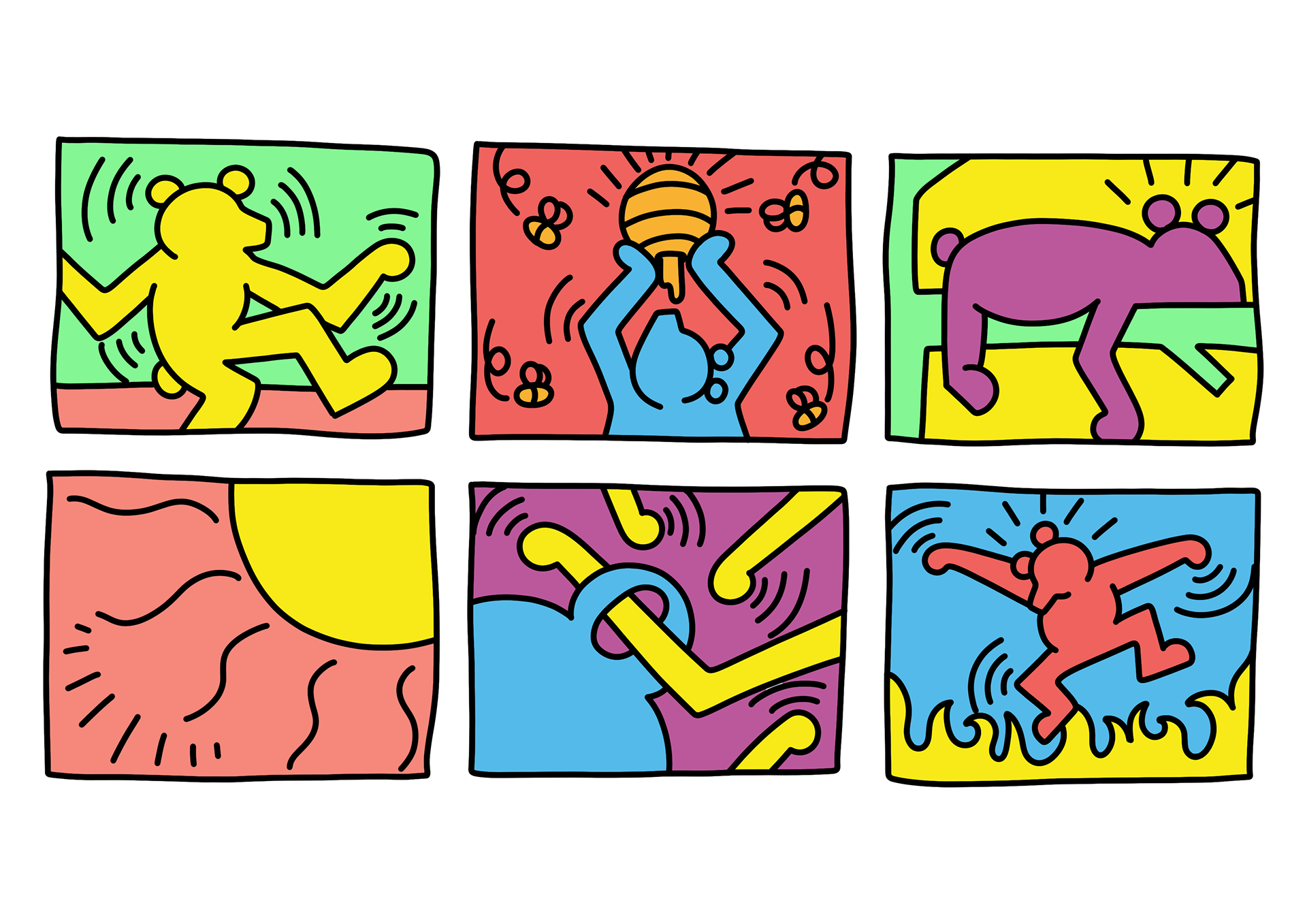 Keith Haring comic