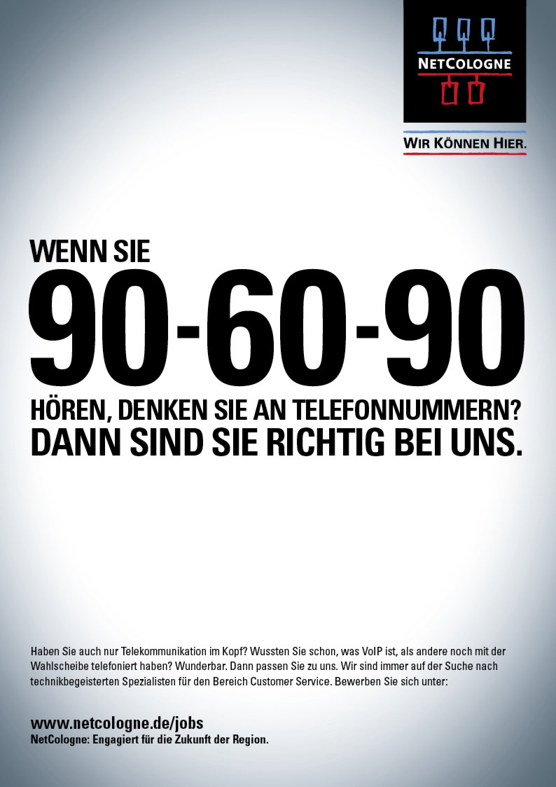 NetCologne Personalkampagne Volker Jahr
