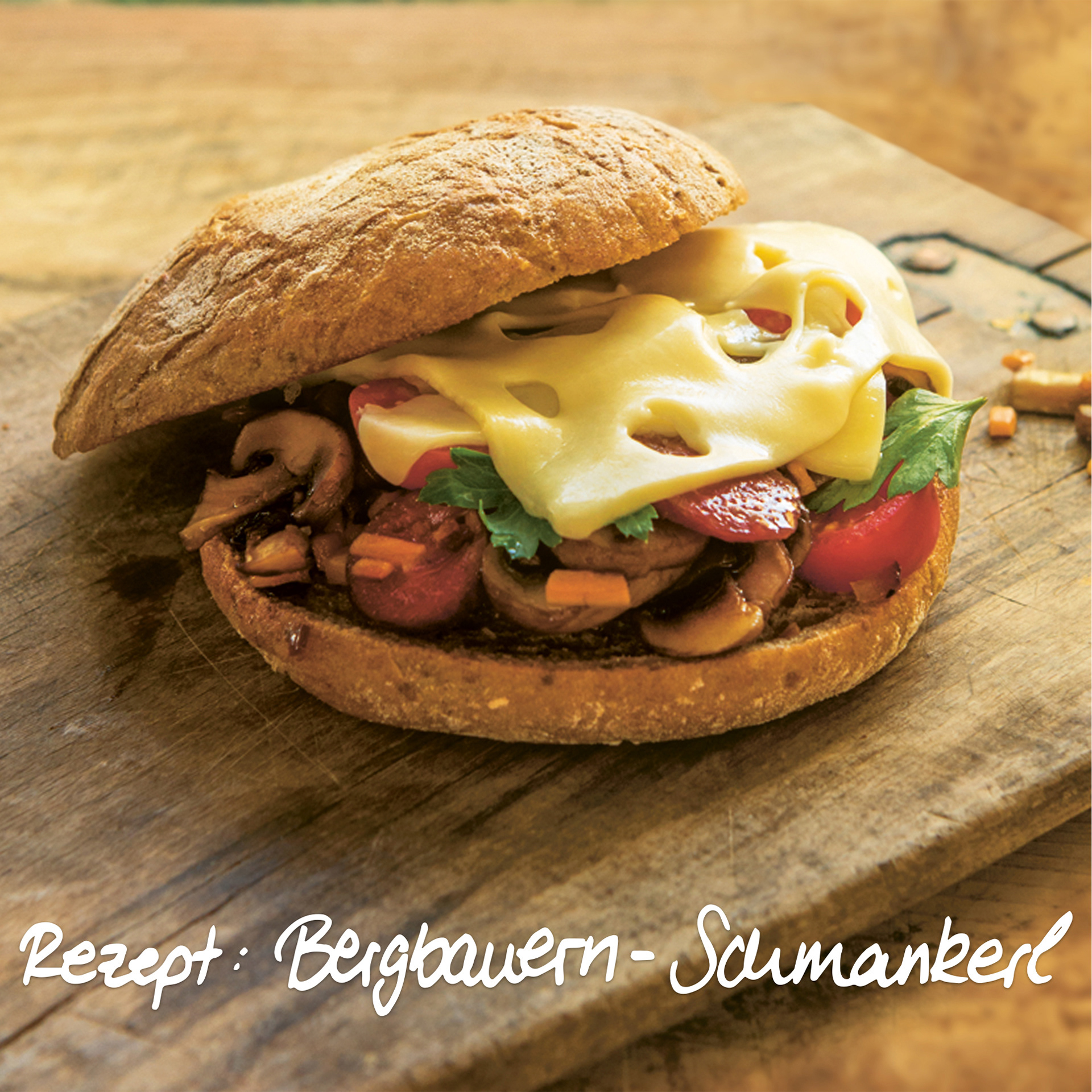 newsfeed carousel: discover a cheesy recipe.