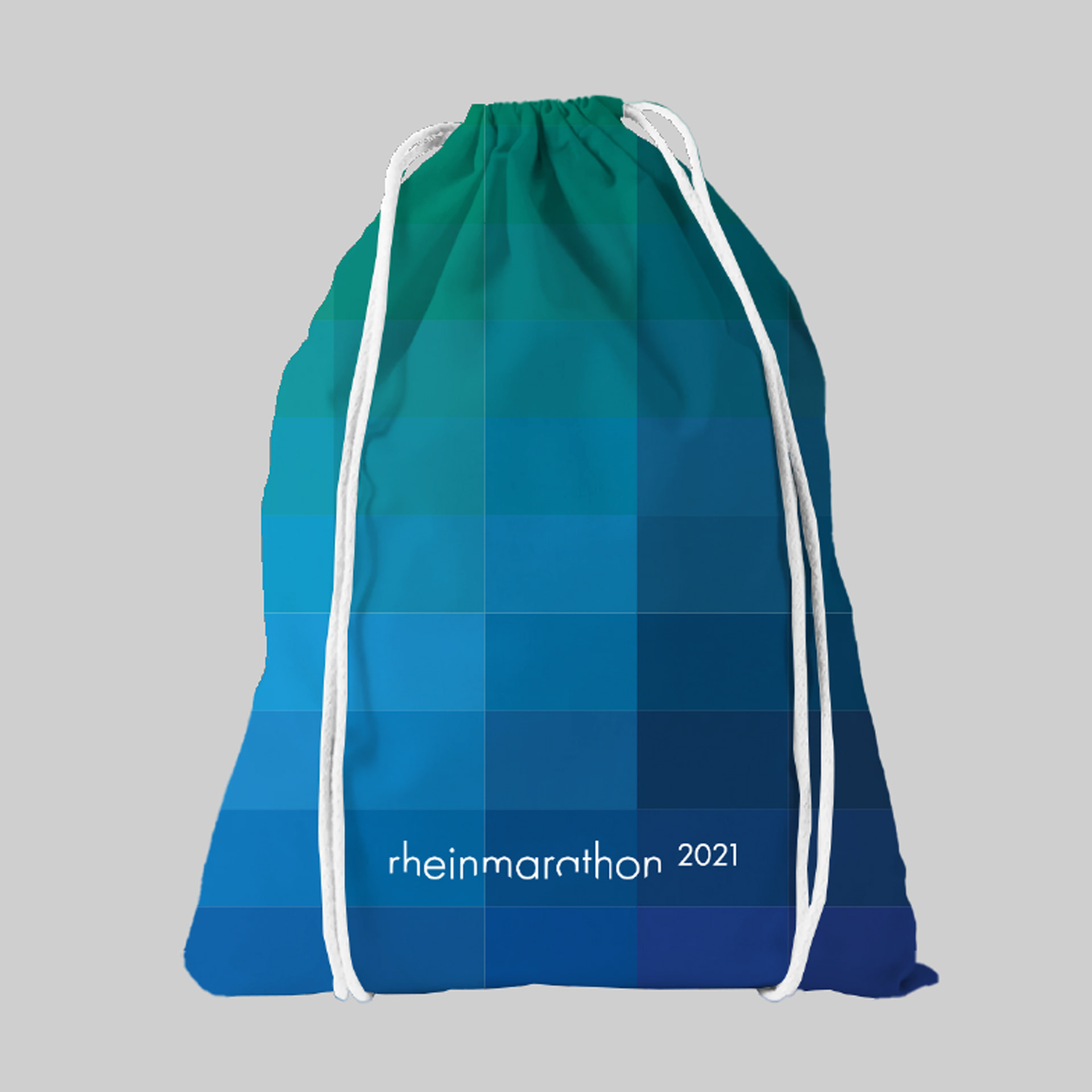 yanvisual identity for rheinmarathon düsseldorf: festival bag